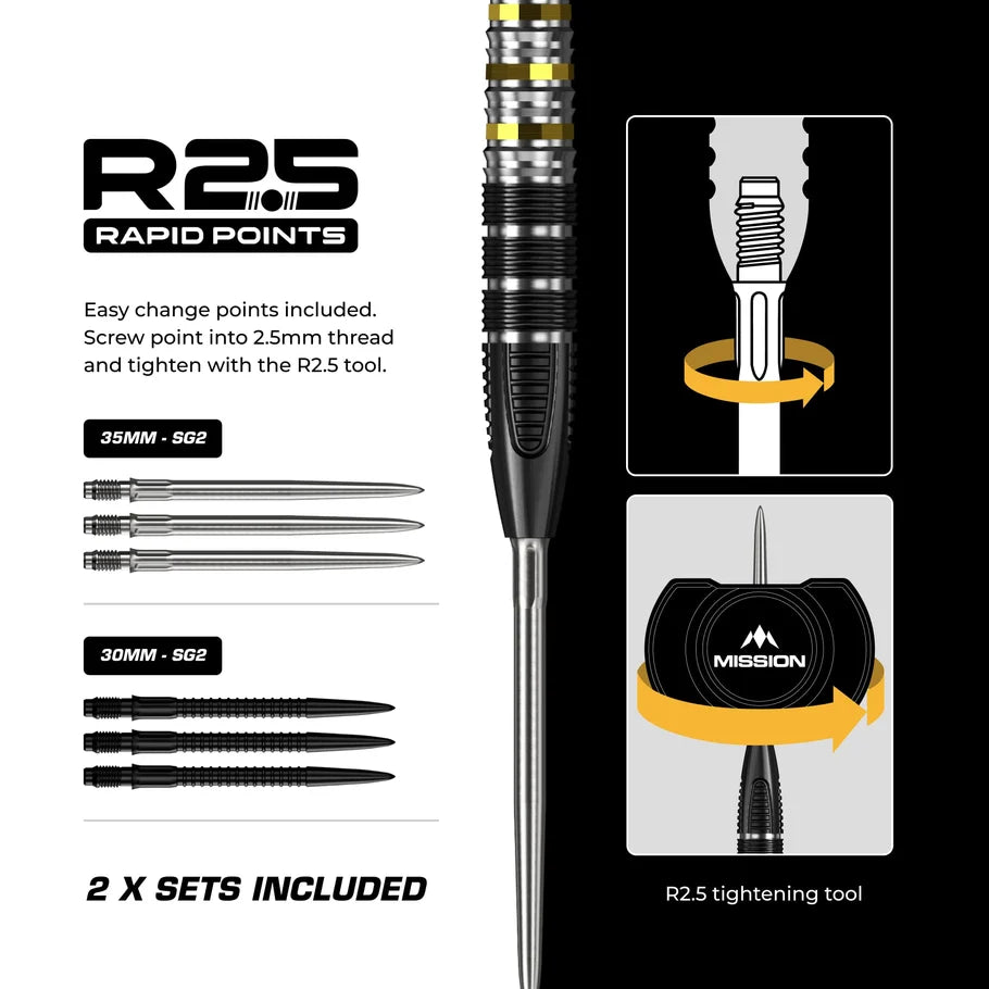 Mission Astro R2.5 95% Steeldarts
