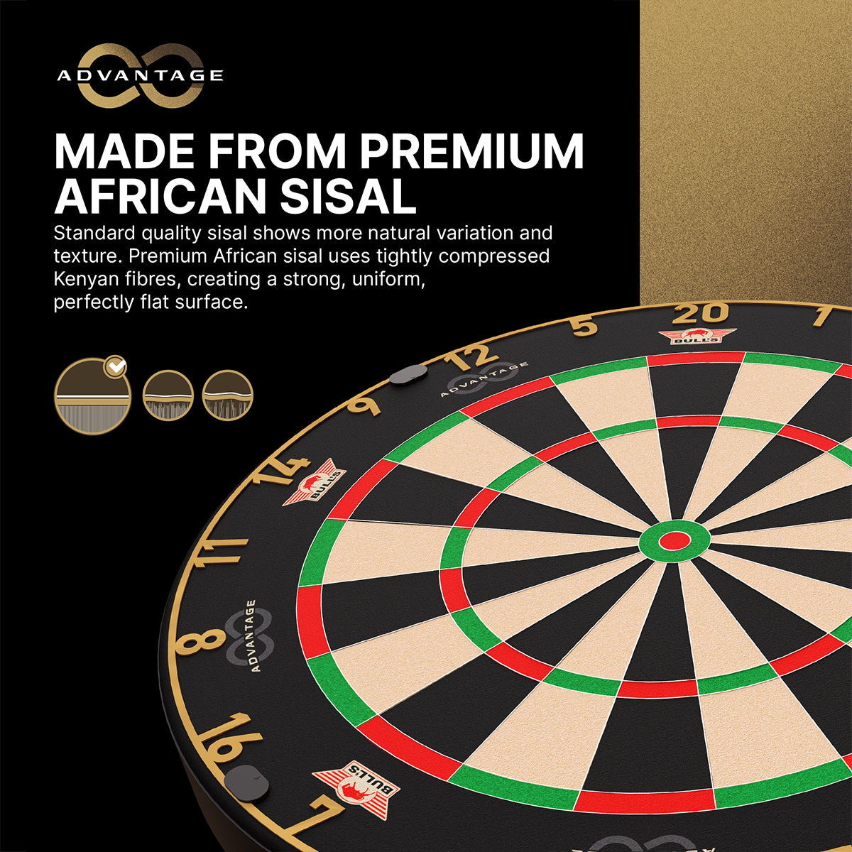 Bull's Advantage 8 Professional Dartboard - DreamDarts Dartshop