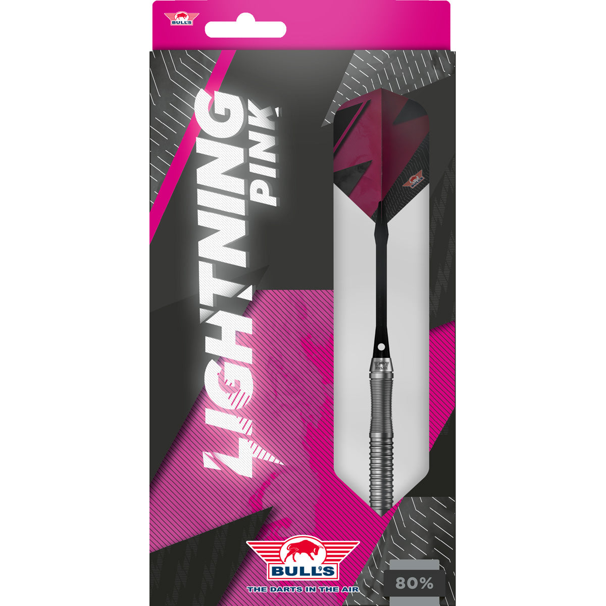Bull's Lightning Pink 80% Softdarts - DreamDarts Dartshop