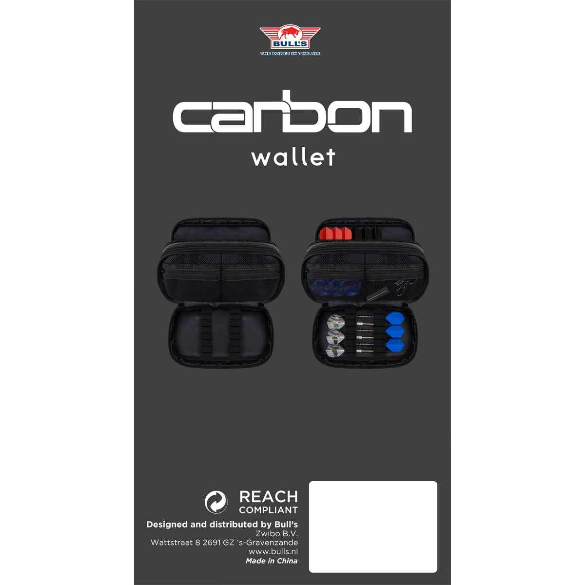 Bull's Carbon Wallet - DreamDarts Dartshop
