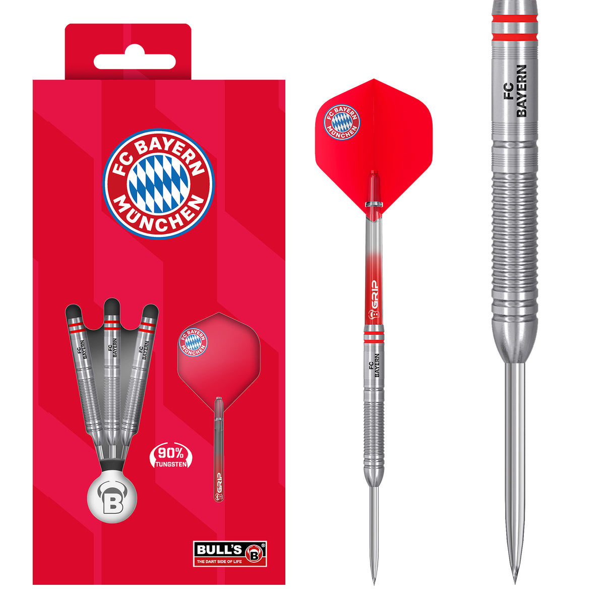 FC Bayern 90% Steeldarts - DreamDarts Dartshop