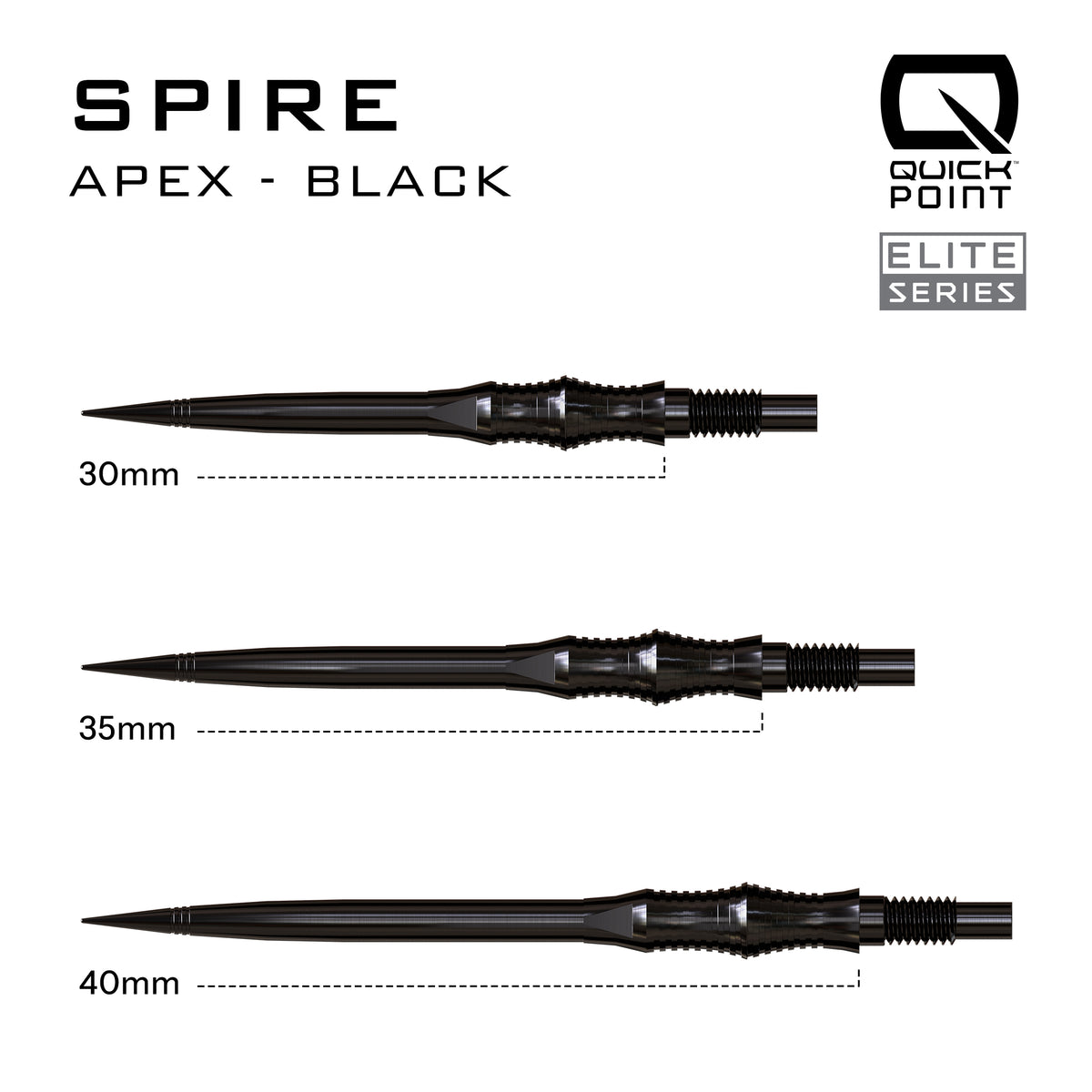 Harrows SPIRE APEX Elite Series Quick Points - DreamDarts Dartshop