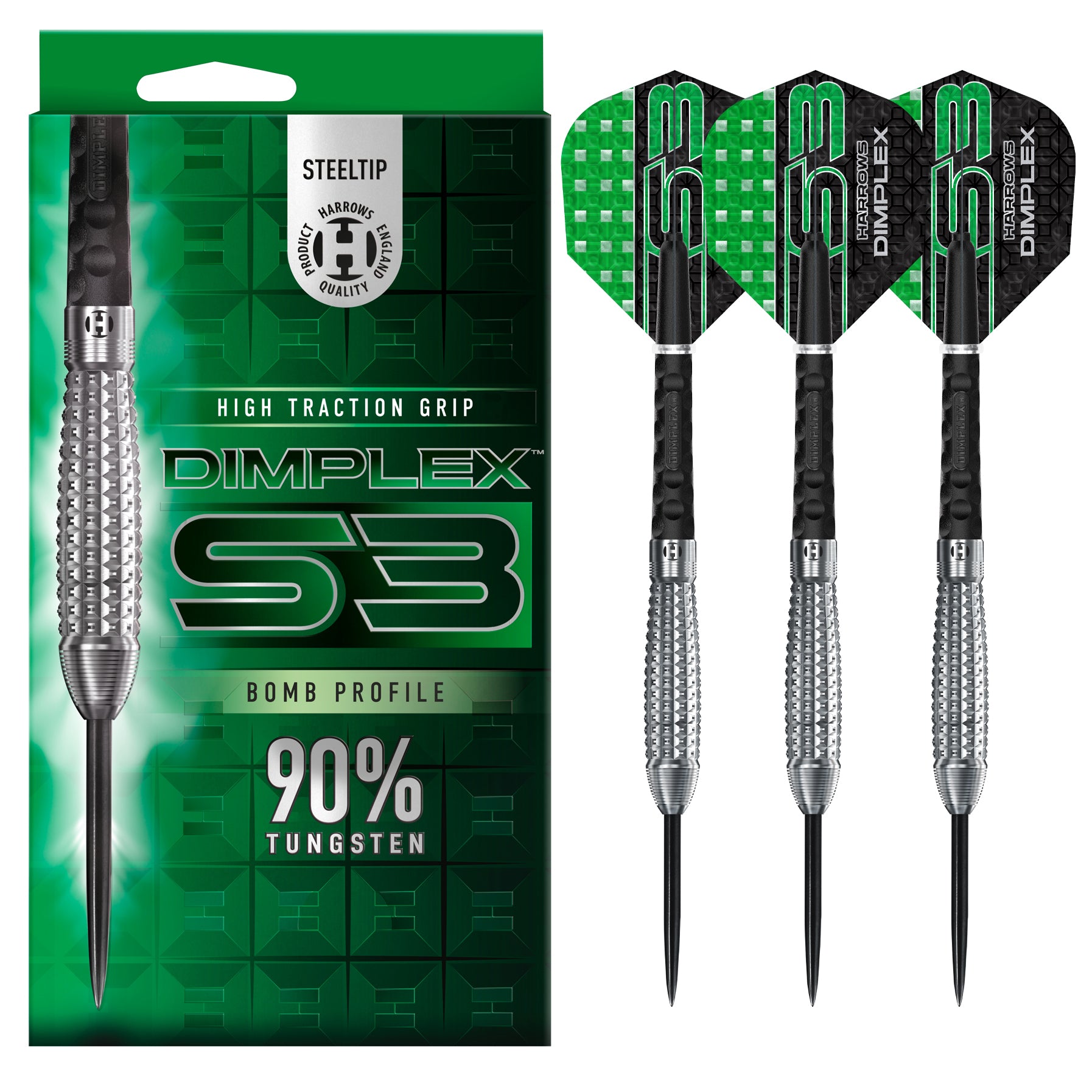 Dimplex S3 Bomb 90% Steeldarts - DreamDarts Dartshop