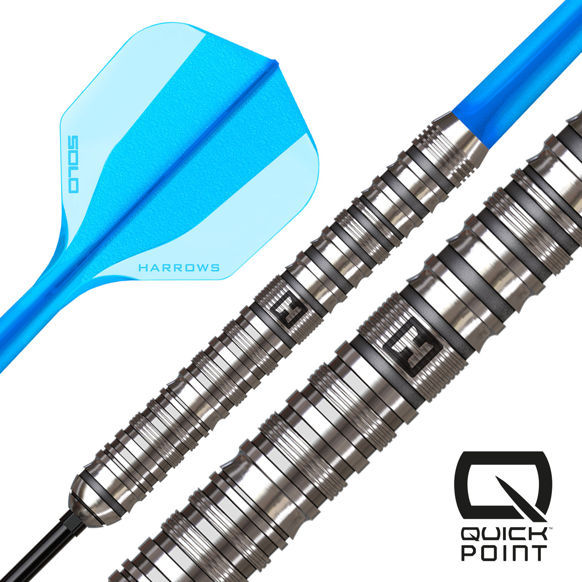 Harrows Flux Pro-Tungsten Quick Point Steeldarts - DreamDarts Dartshop
