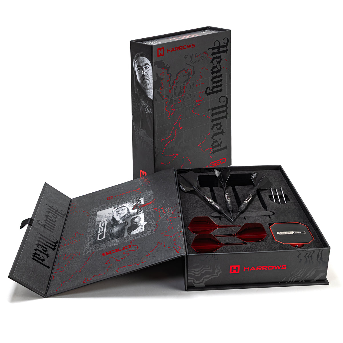 Harrows Ryan Searle GEO 90% Quick Point Steeldarts - DreamDarts Dartshop