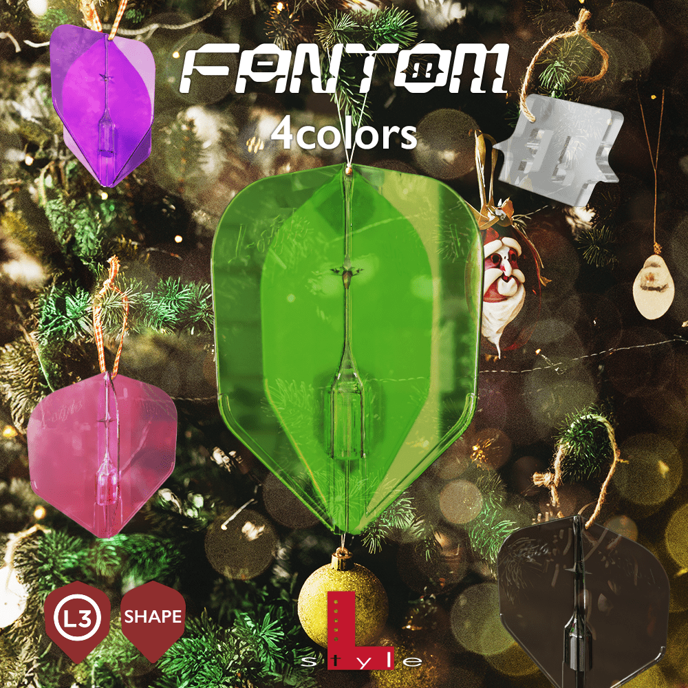 Fantom Standard L3 L-Style Signature Champagne EZ Flights - DreamDarts Dartshop