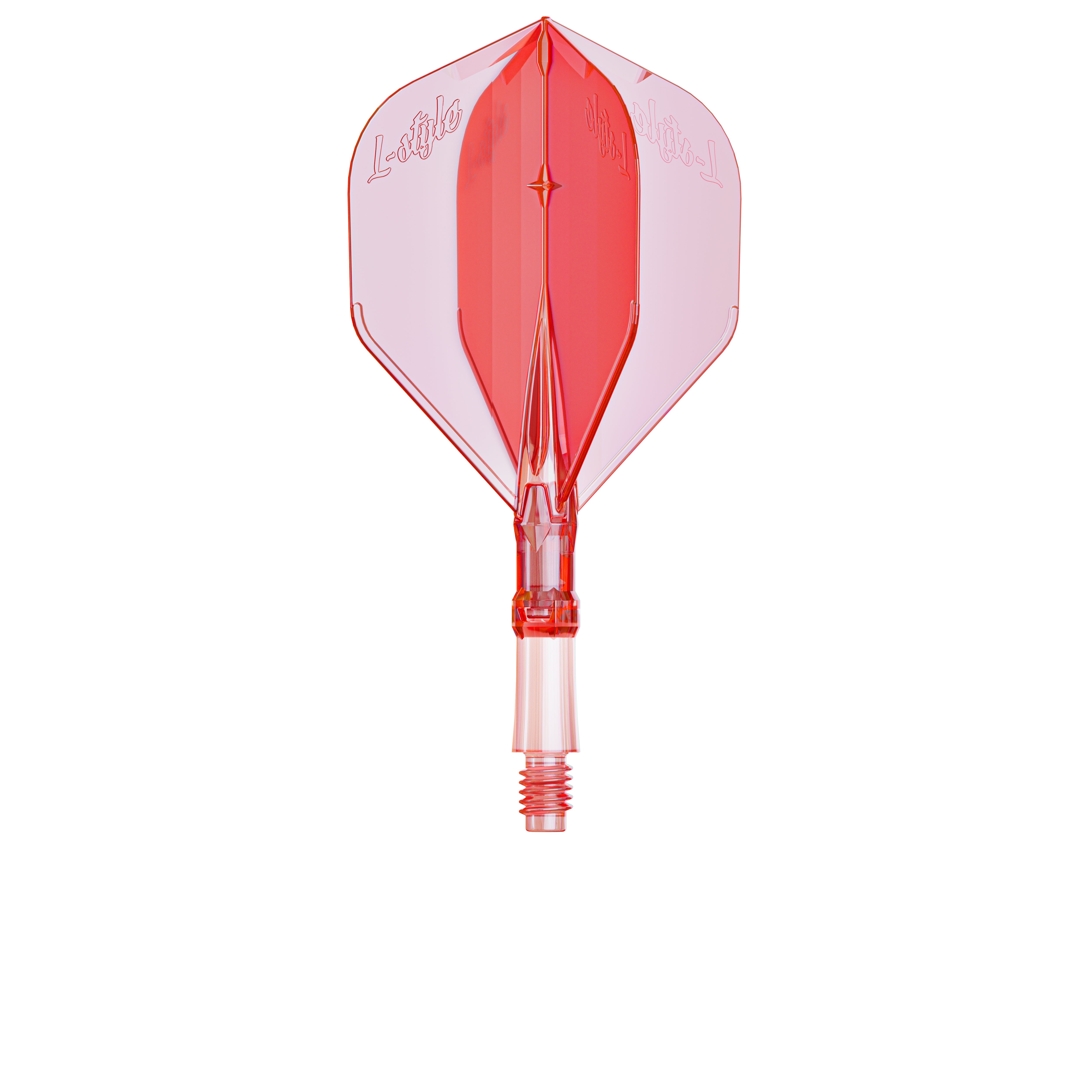 L-System L1 Flight-Schaft System Clear Red - DreamDarts Dartshop