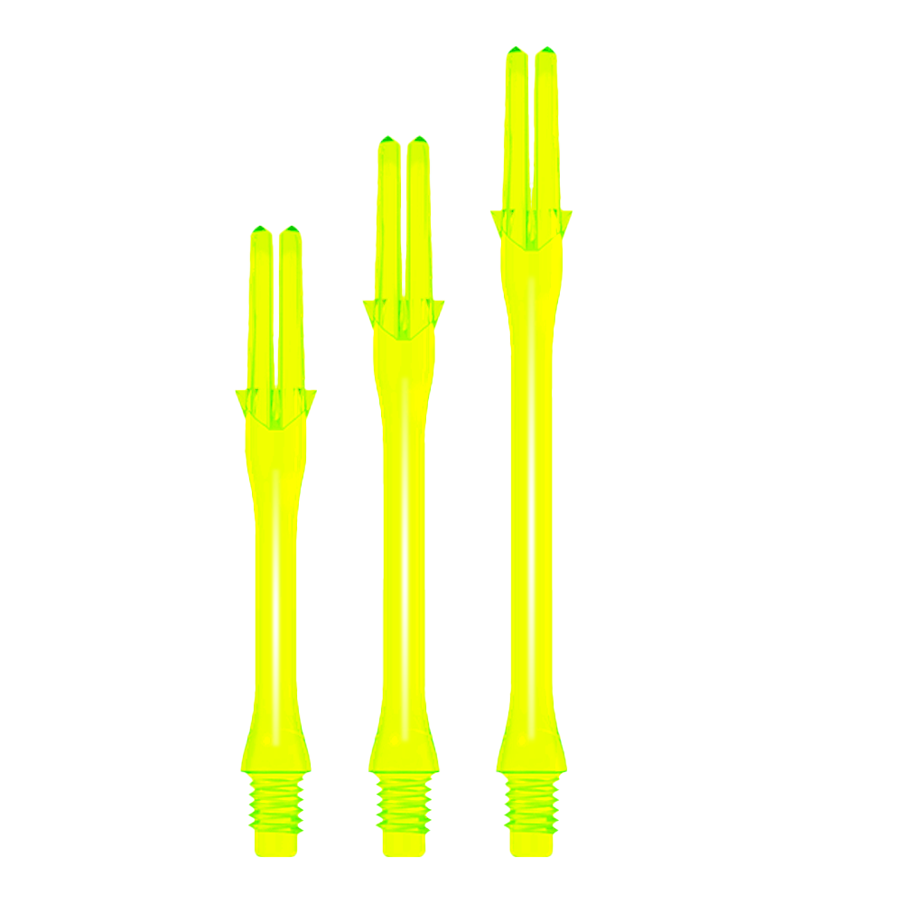 L-Shaft Locked Slim - Neon Yellow - DreamDarts Dartshop