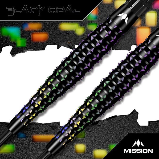 Mission Black Opal 95% Steeldarts - DreamDarts Dartshop
