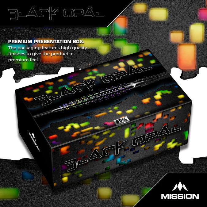 Mission Black Opal 95% Steeldarts - DreamDarts Dartshop