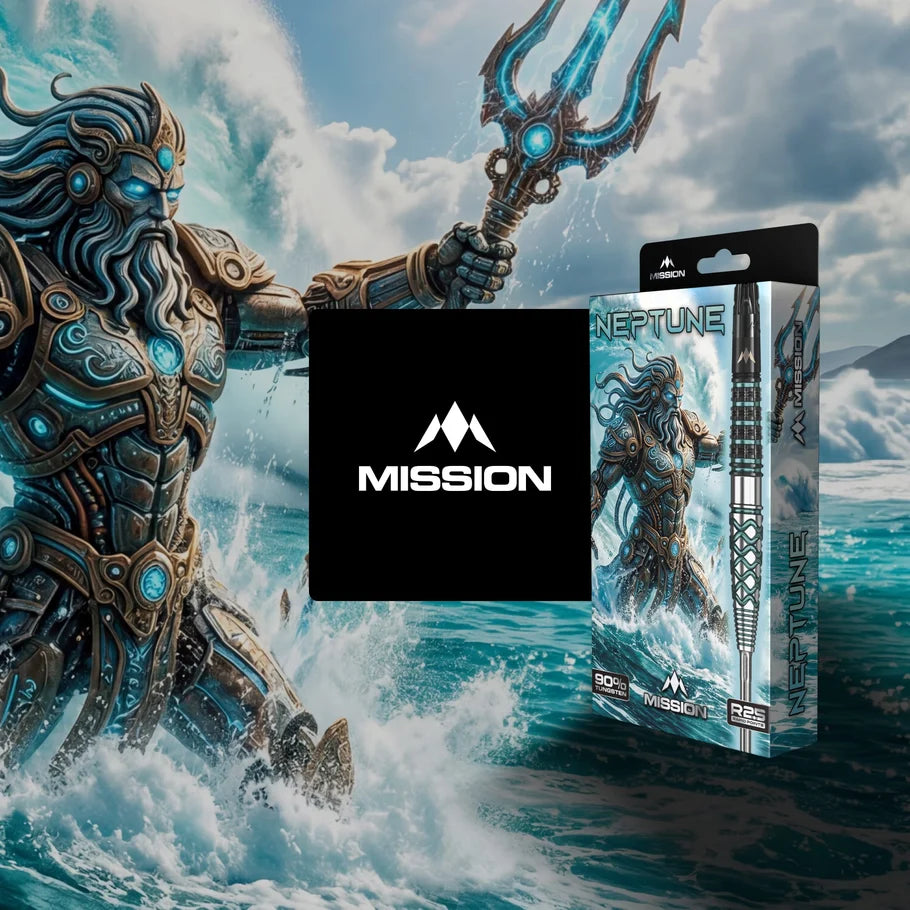 Mission Neptune R2.5 90% Steeldarts - DreamDarts Dartshop