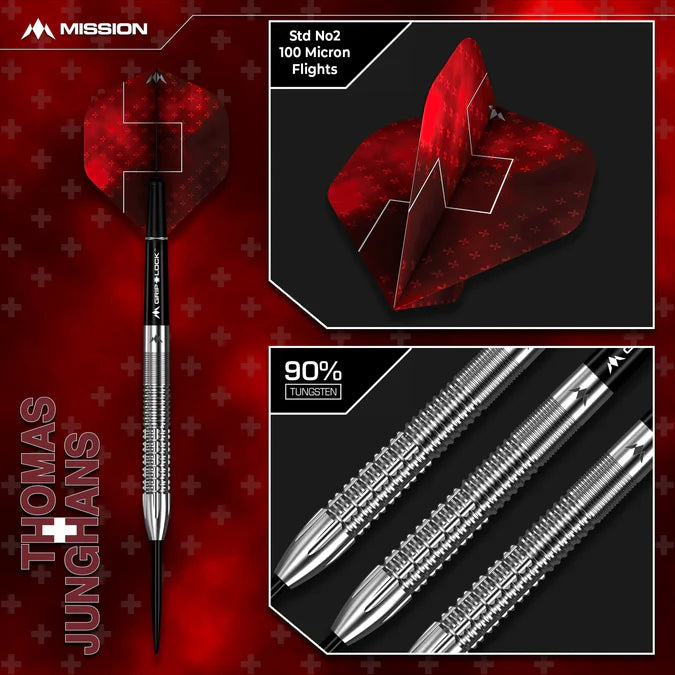 Mission Thomas Junghans 90% Steeldarts - DreamDarts Dartshop