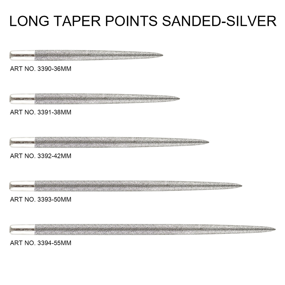 Long Taper Points Sanded - verschiedene Längen - DreamDarts Dartshop