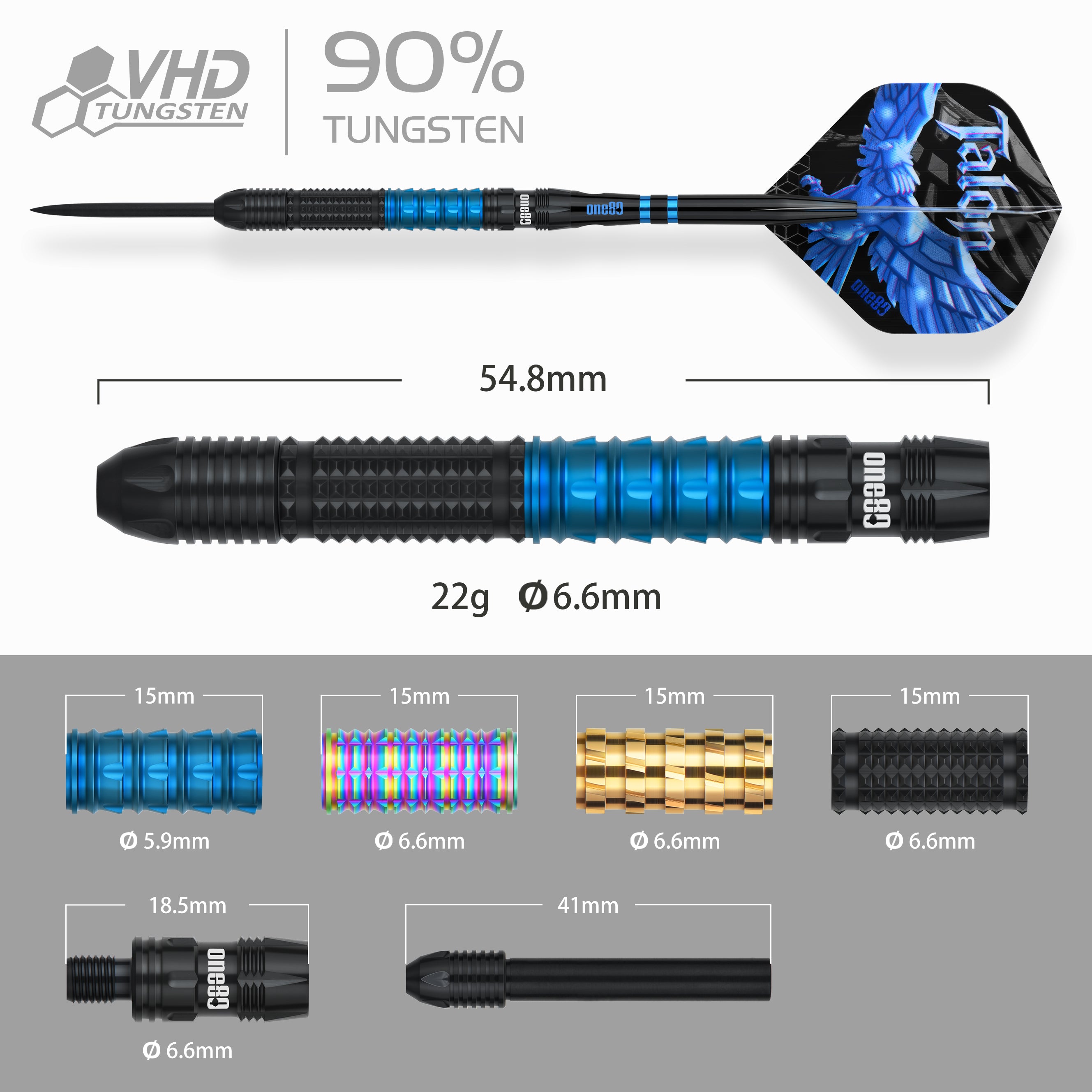 one80 Talon 90% Steeldarts - DreamDarts Dartshop