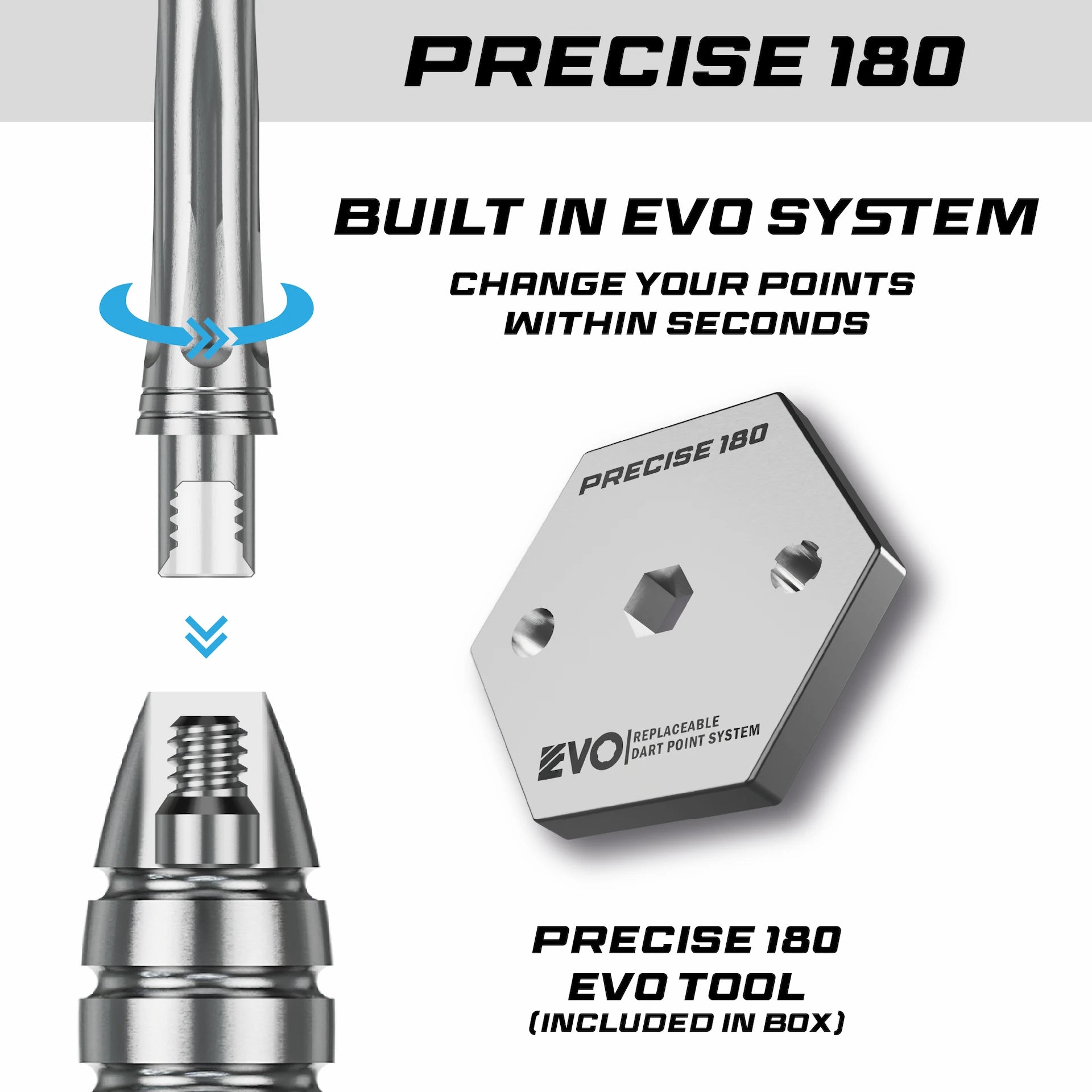 Precise180 Bela Steeldarts - DreamDarts Dartshop