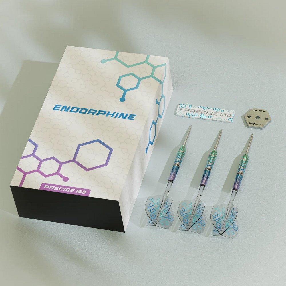 Precise 180 Endorphine 90% Steeldarts - DreamDarts Dartshop