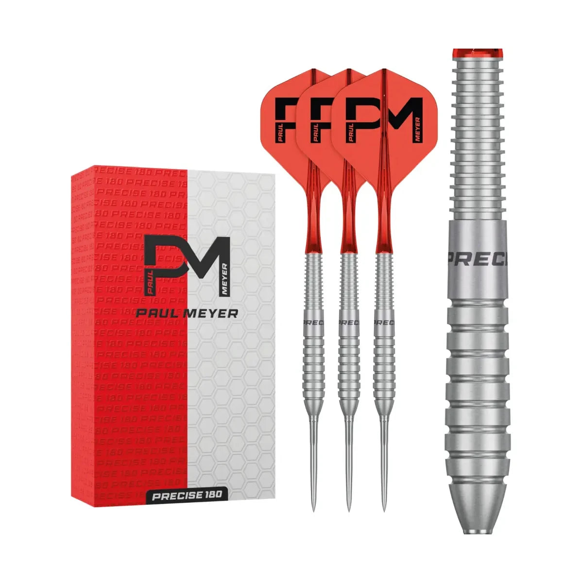 Precise180 Paul Meyer Steeldarts inkl. SUP Flights - DreamDarts Dartshop