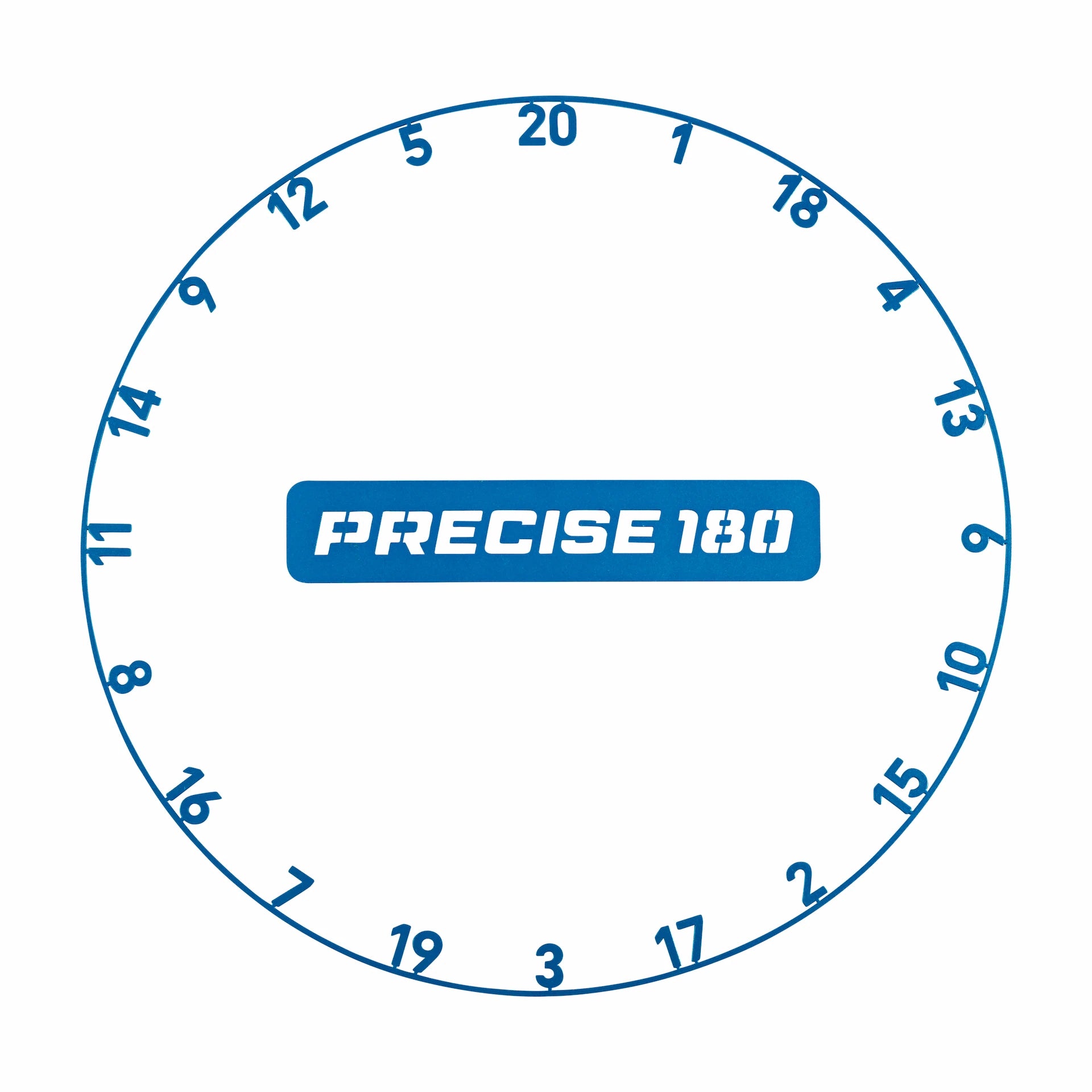 Precise180 Zahlenring - Arctic Blue - DreamDarts Dartshop