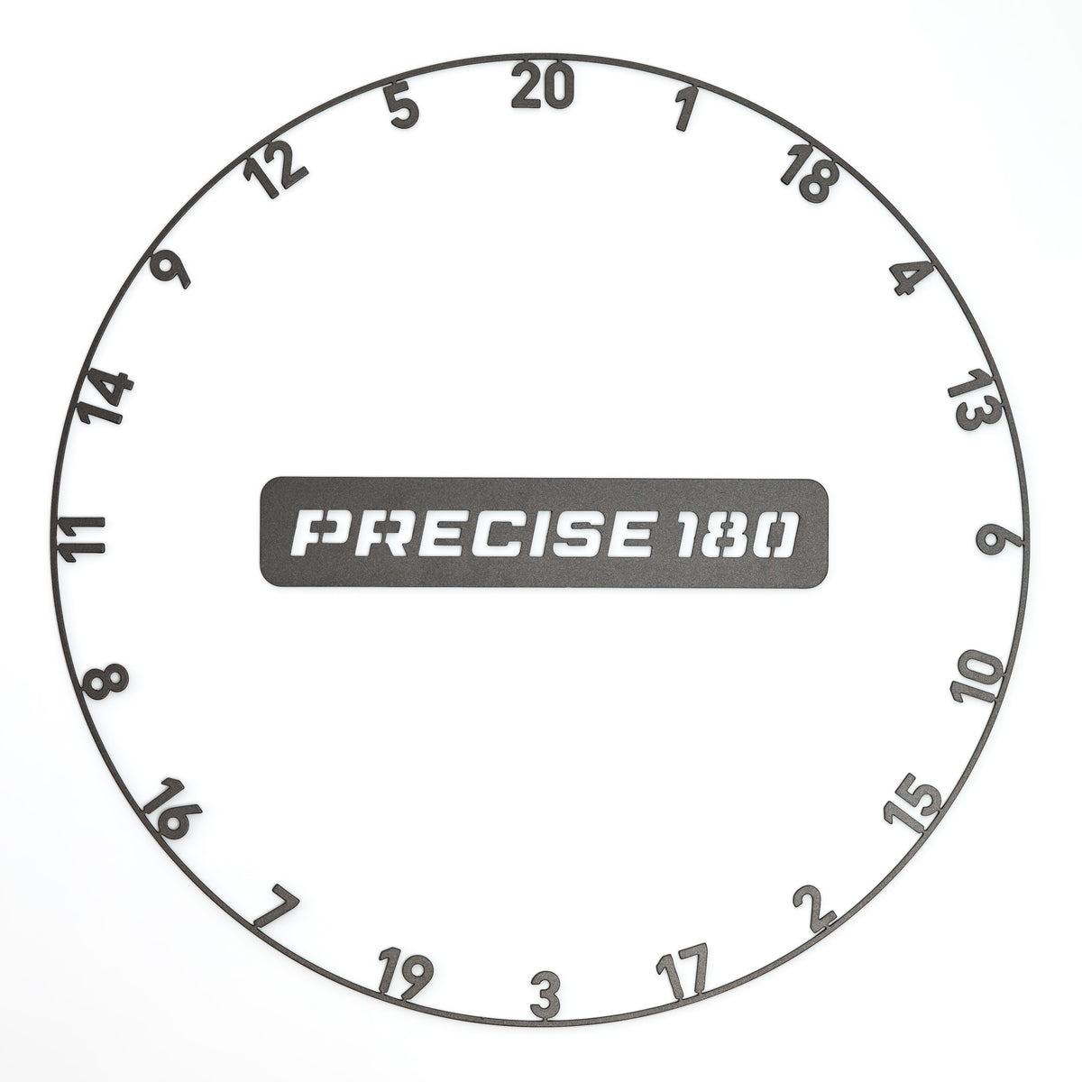 Precise180 Zahlenring - Graphite - DreamDarts Dartshop