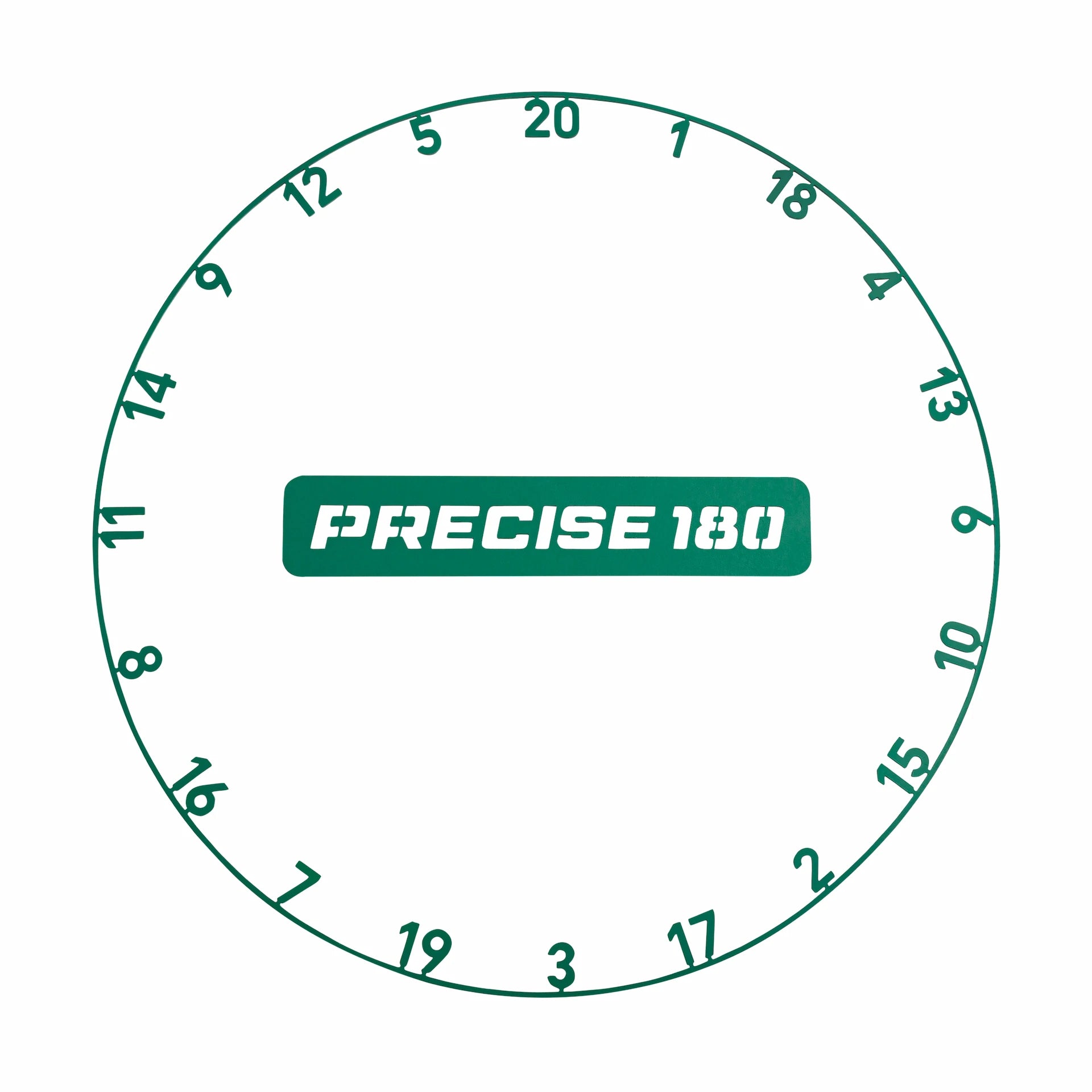 Precise180 Zahlenring - Hunting Green - DreamDarts Dartshop
