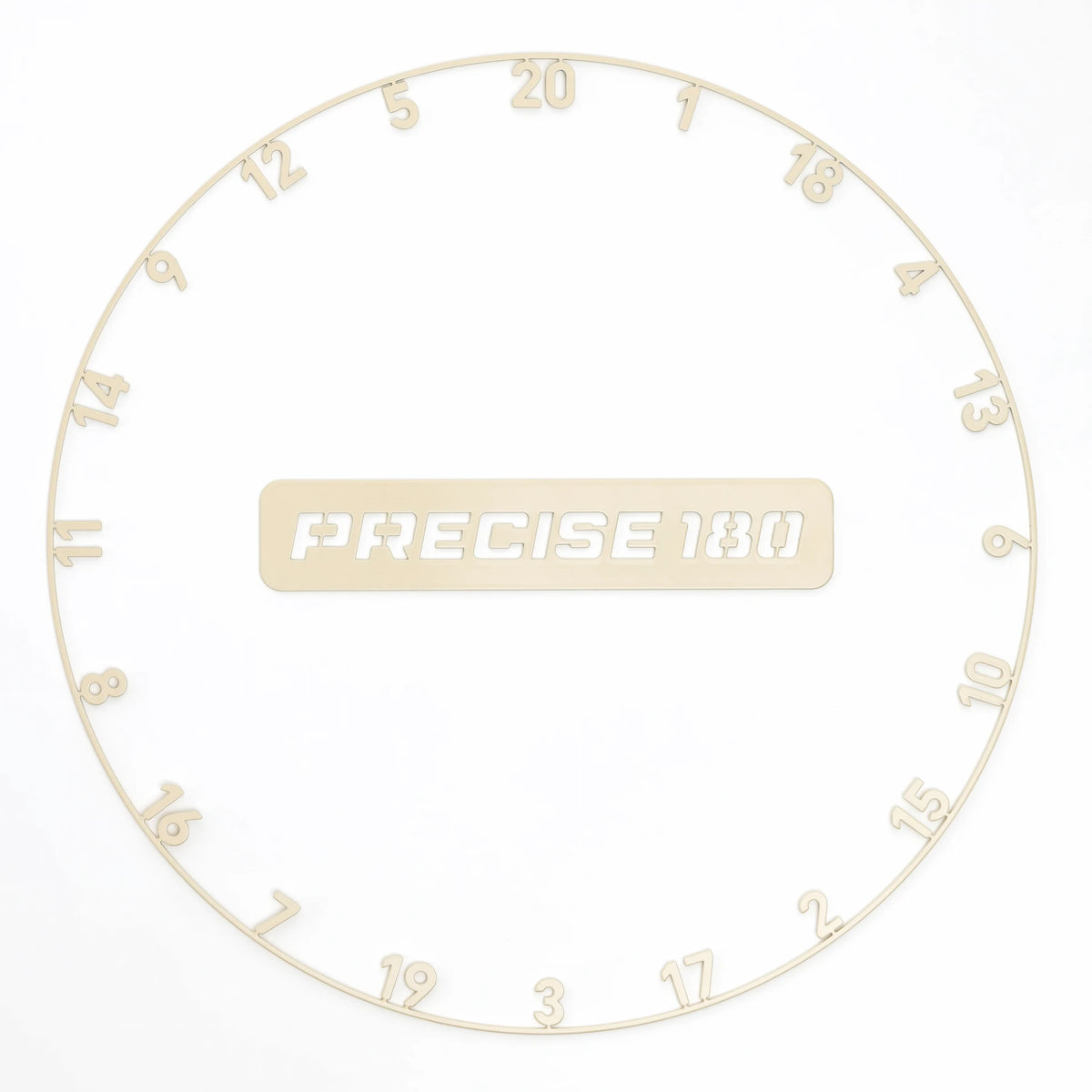 Precise180 Zahlenring - Ivory Sisal - DreamDarts Dartshop