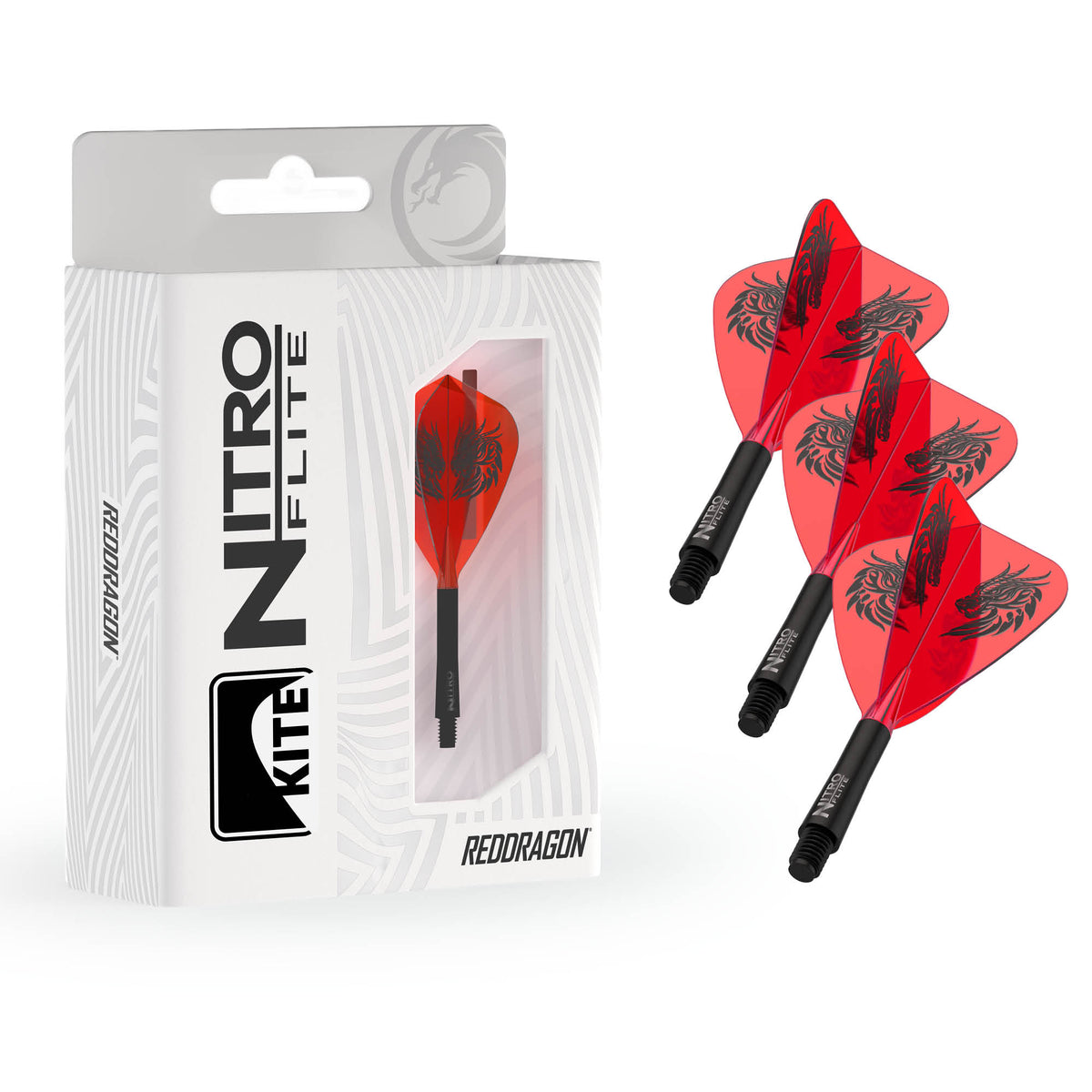 Red Dragon Jonny Clayton Kite NITRO FLITE - DreamDarts Dartshop