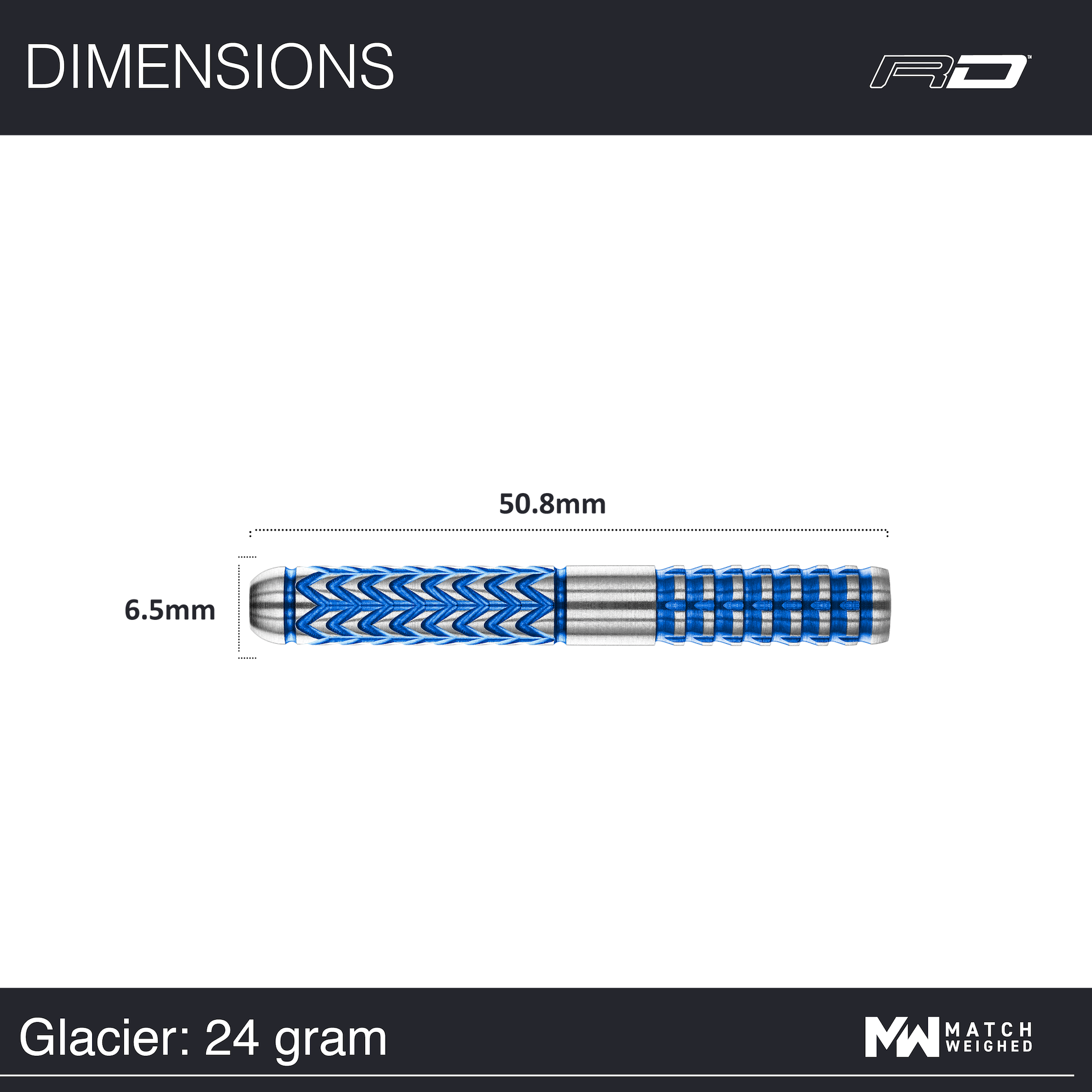 Gerwyn Price Glacier 90% Steeldarts - DreamDarts Dartshop