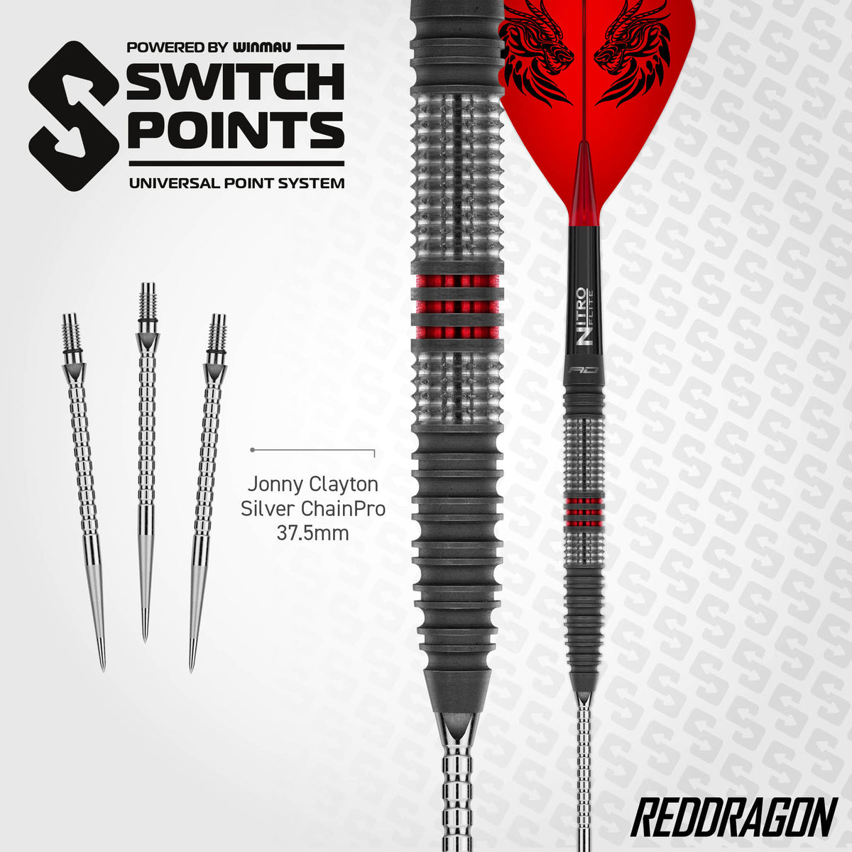 Jonny Clayton - Hiraeth Switch Points 90% Steeldarts - DreamDarts Dartshop
