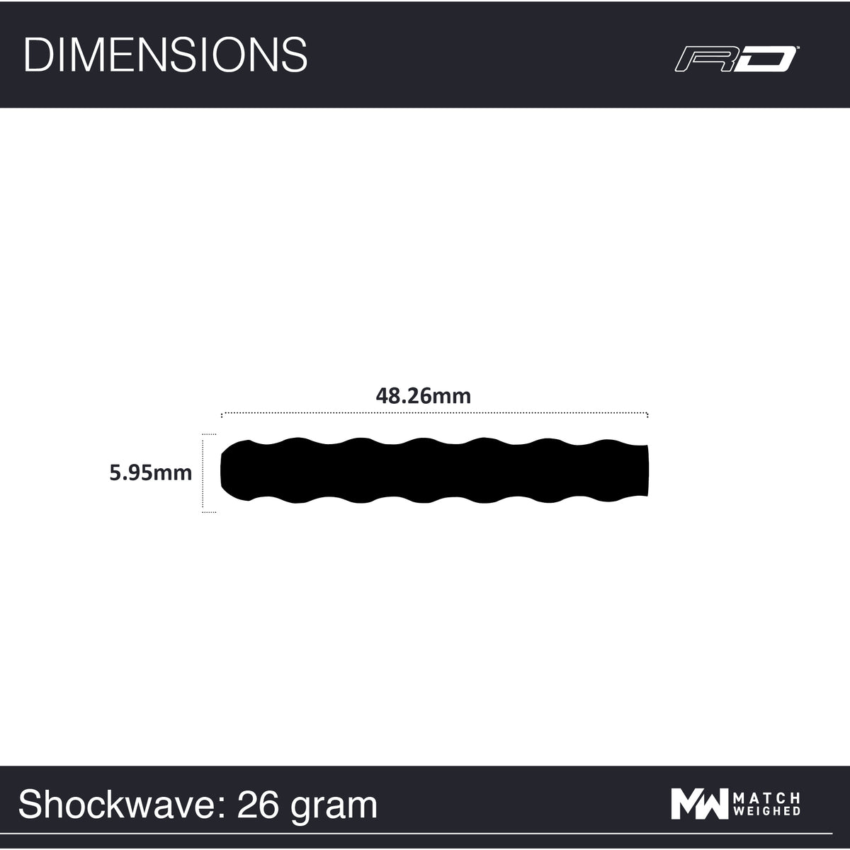 RED DRAGON Shockwaves 26 Gramm 90% STEELDARTS Limited Edition - DreamDarts Dartshop