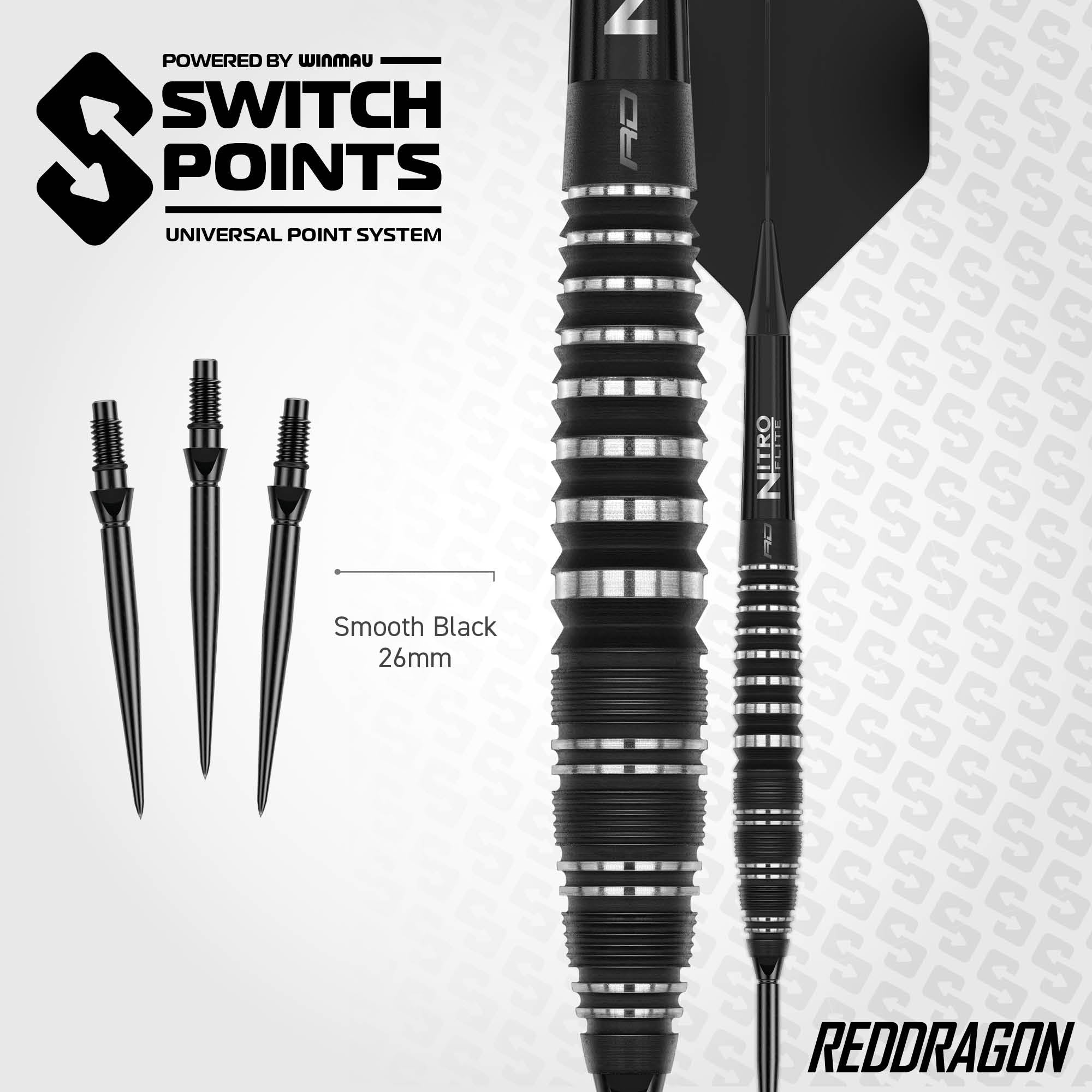 Sable Bomb 90% SwitchPoint Darts - DreamDarts Dartshop