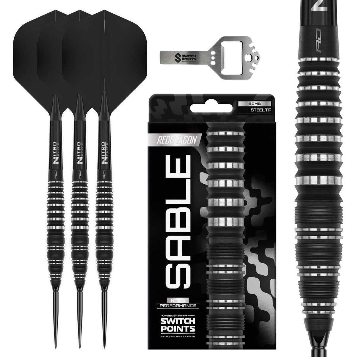 Sable Bomb 90% SwitchPoint Darts - DreamDarts Dartshop