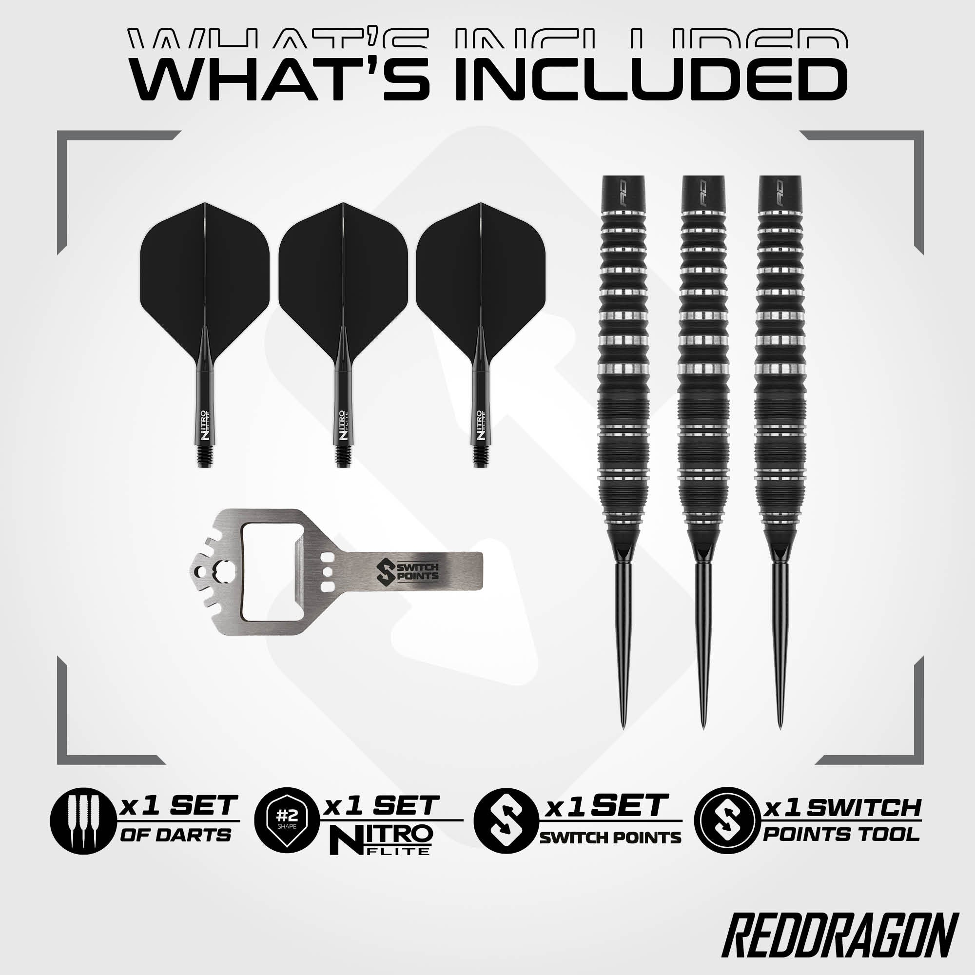 Sable Torpedo 90% SwitchPoint Darts - DreamDarts Dartshop