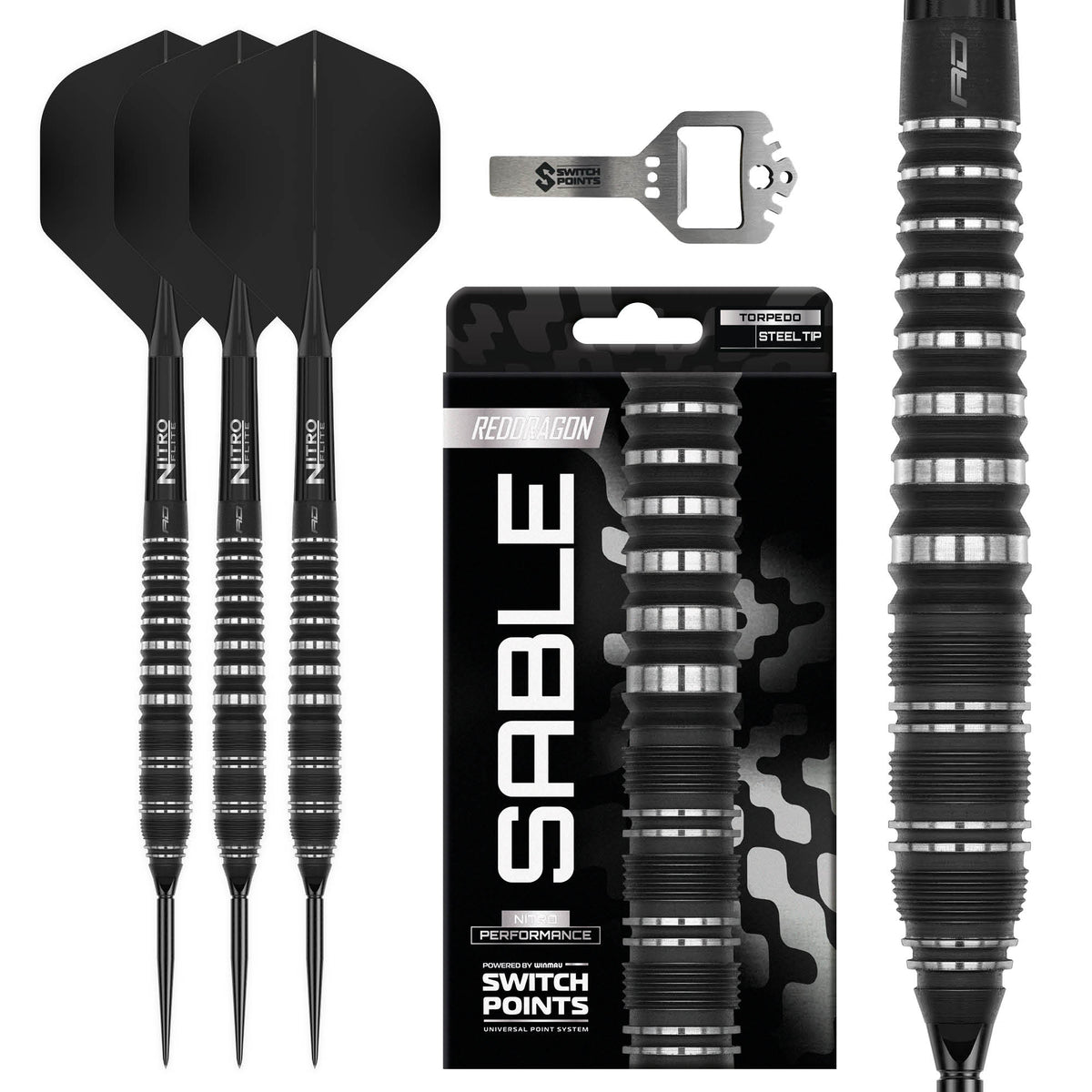 Sable Torpedo 90% SwitchPoint Darts - DreamDarts Dartshop