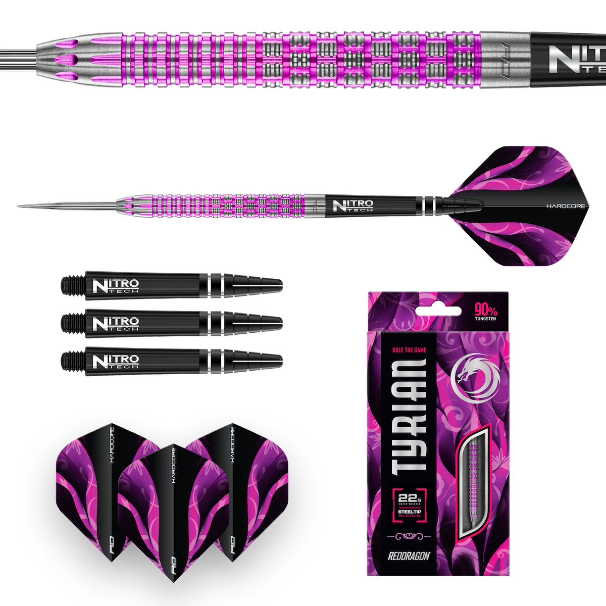 Tyrian 90% Steeldarts - DreamDarts Dartshop
