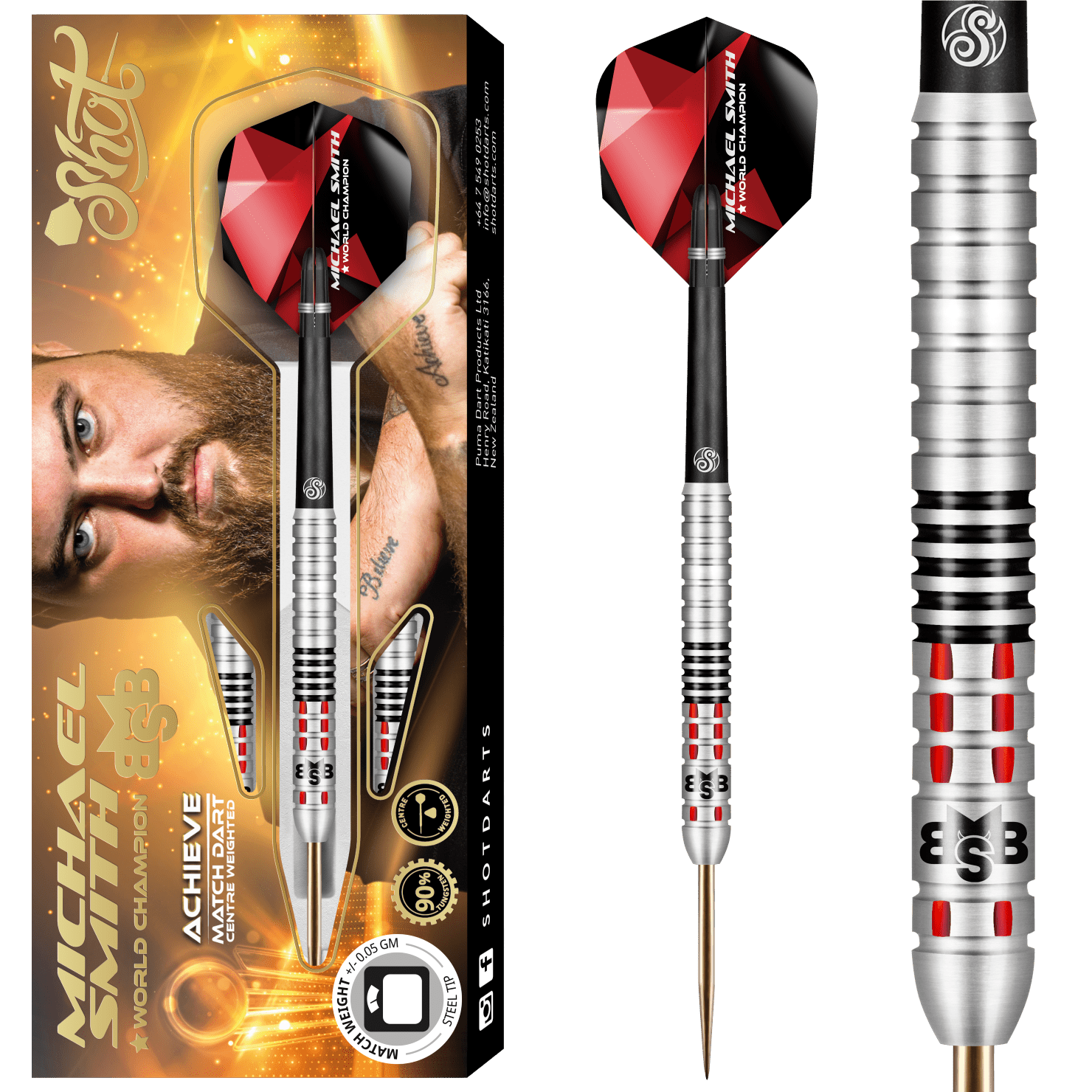 Michael Smith Achieve 90% Steeldarts - DreamDarts Dartshop