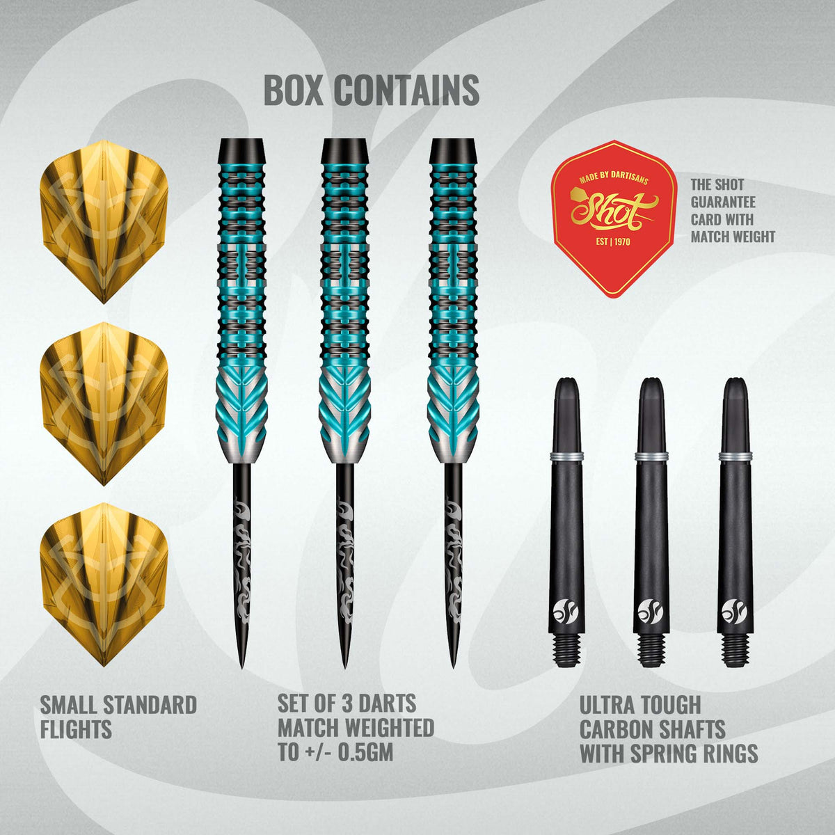 Shot Alchemy Volta 90% Steeldarts - DreamDarts Dartshop