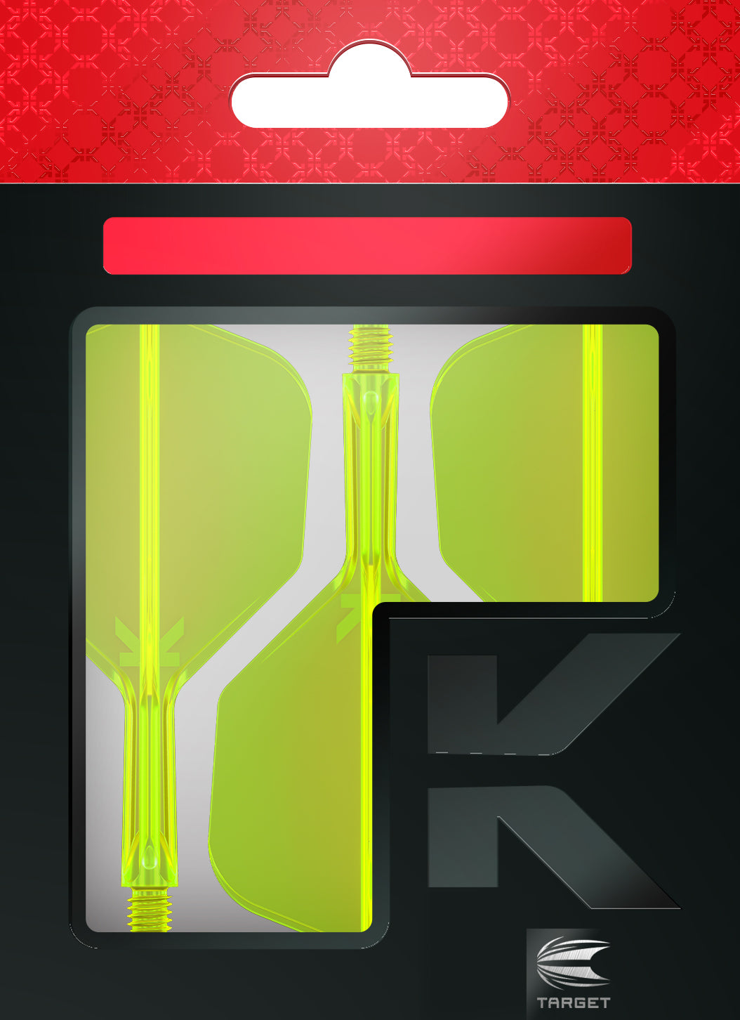 K-FLEX No.6 SMALL NEON YELLOW - DreamDarts Dartshop