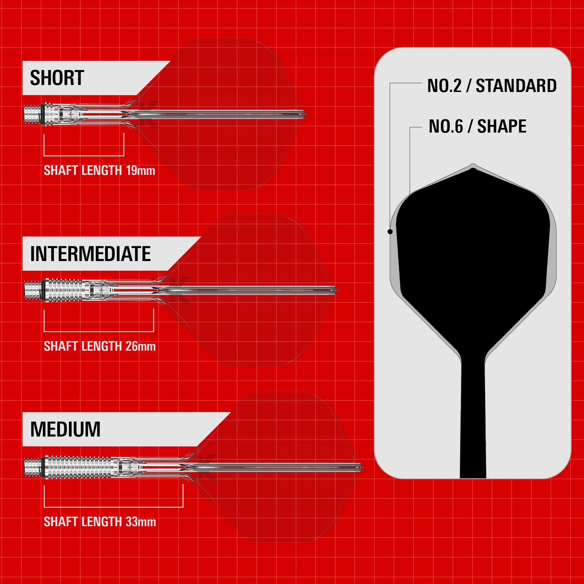 K-SHIFT CLEAR NO.2 STANDARD - DreamDarts Dartshop