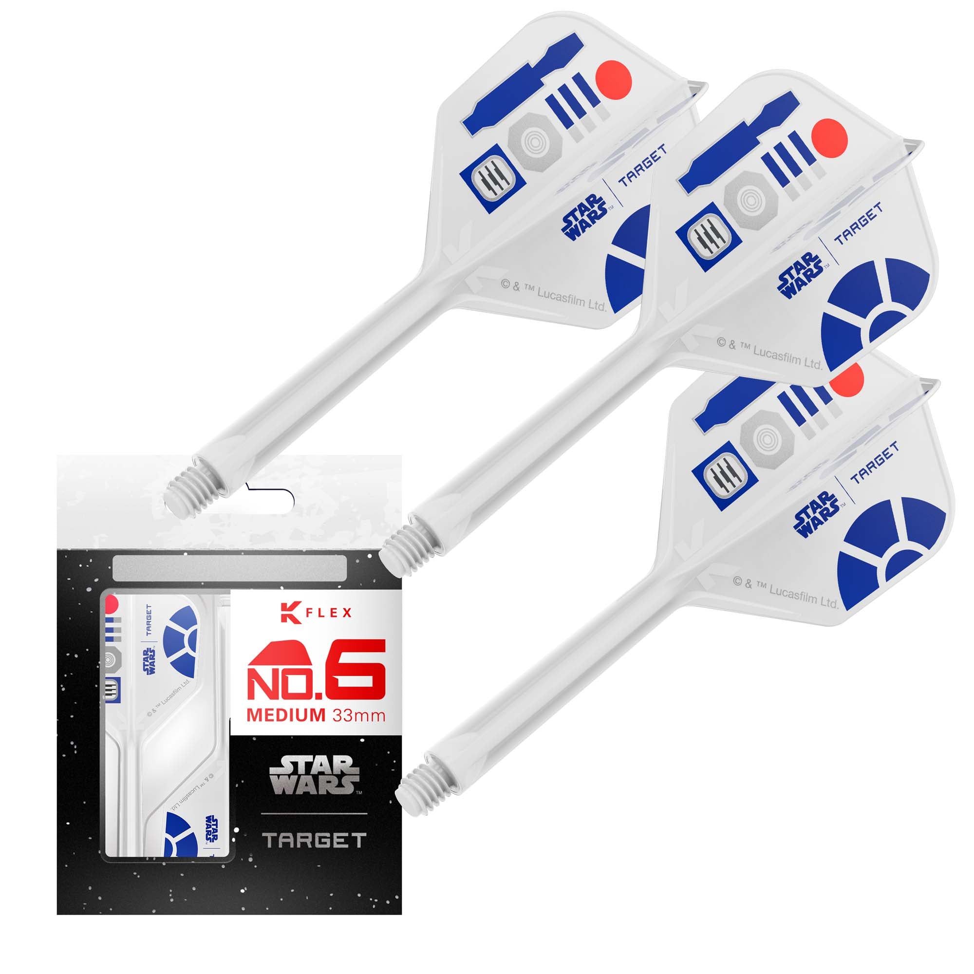 R2D2 K-FLEX No. 6 Shape - DreamDarts Dartshop