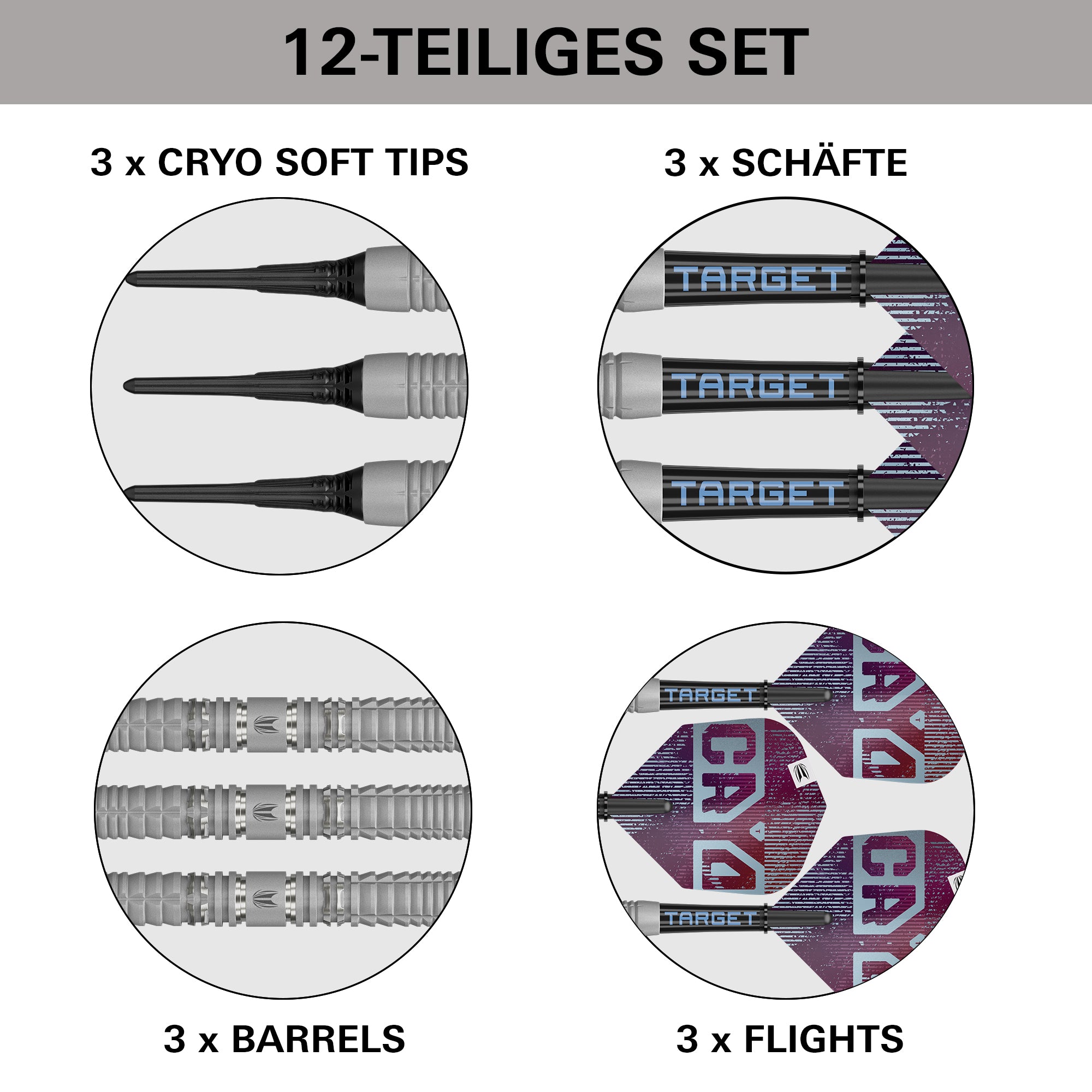 CRYO 12 90% SOFT TIP DARTS 2025 - DreamDarts Dartshop