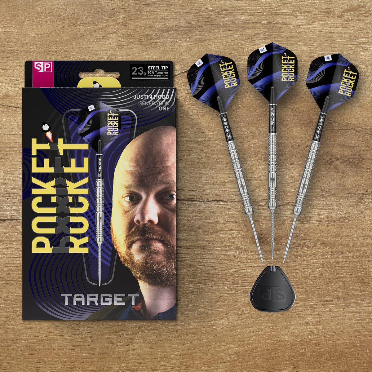 JUSTIN HOOD GEN 1 90% Steeldarts - DreamDarts Dartshop