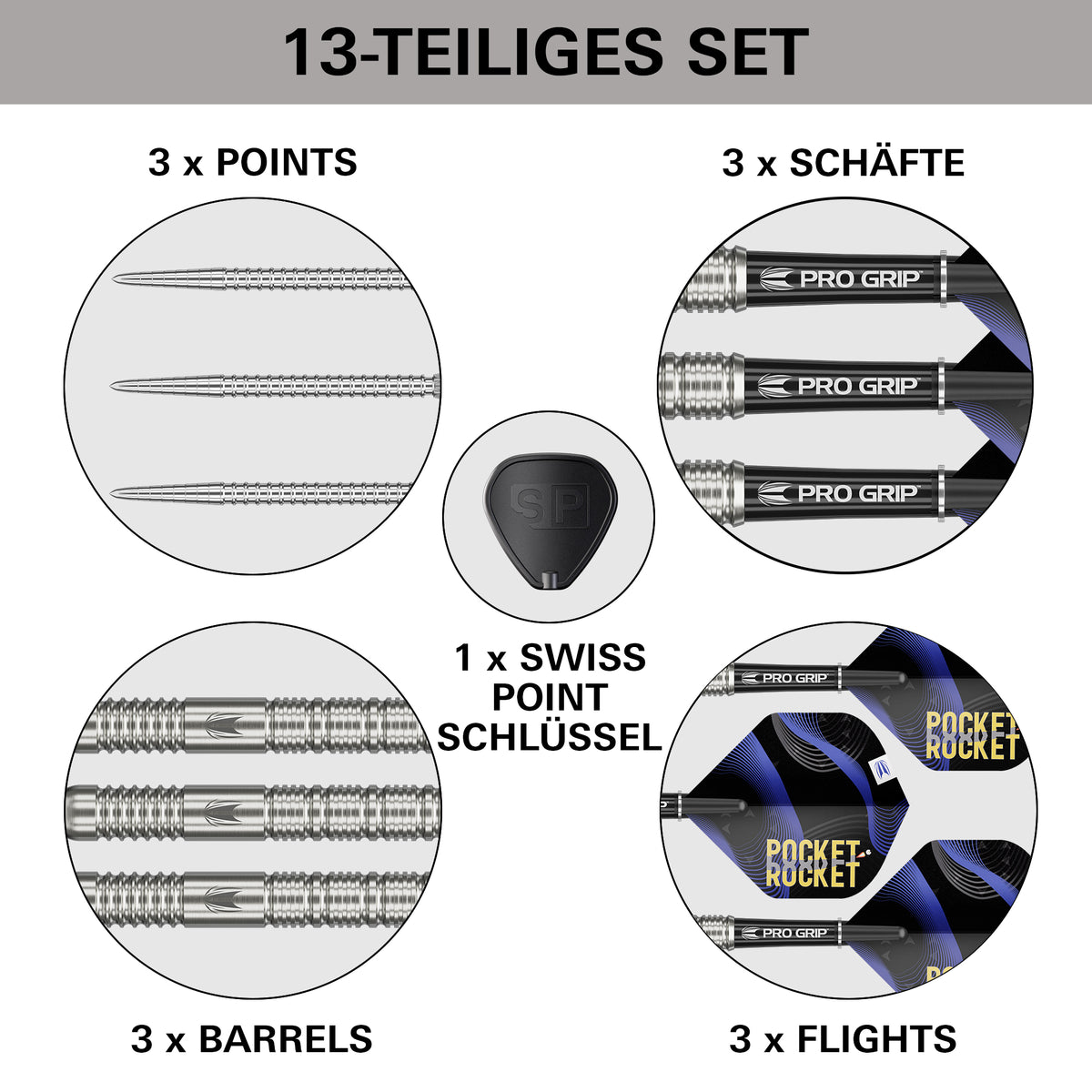 JUSTIN HOOD GEN 1 90% Steeldarts - DreamDarts Dartshop