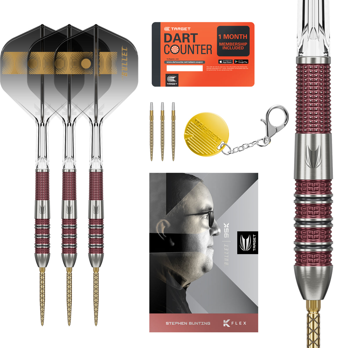 Steven Bunting 95k SP Steeldarts - DreamDarts Dartshop