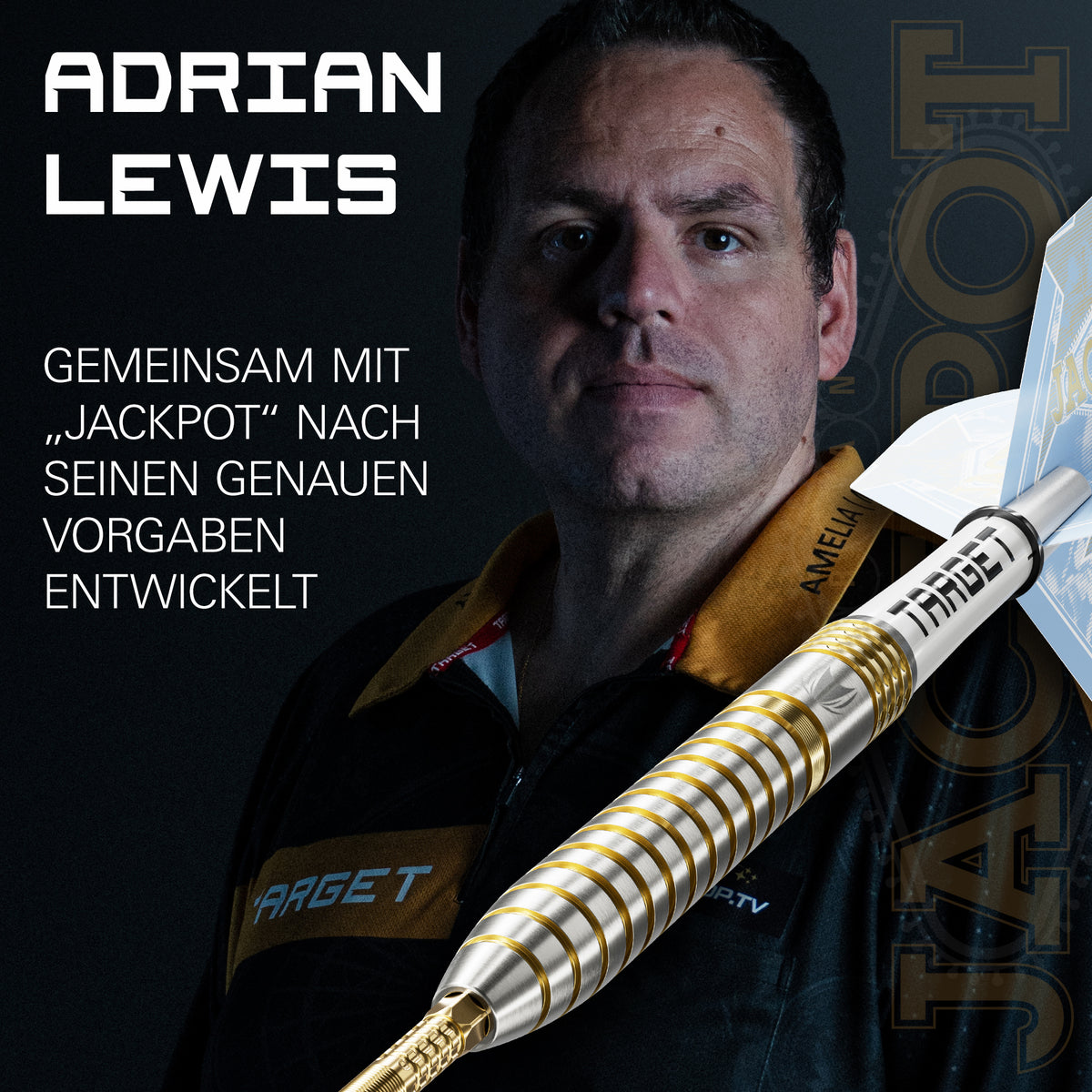 ADRIAN LOUIS SHOWDOWN 95% Steeldarts - DreamDarts Dartshop