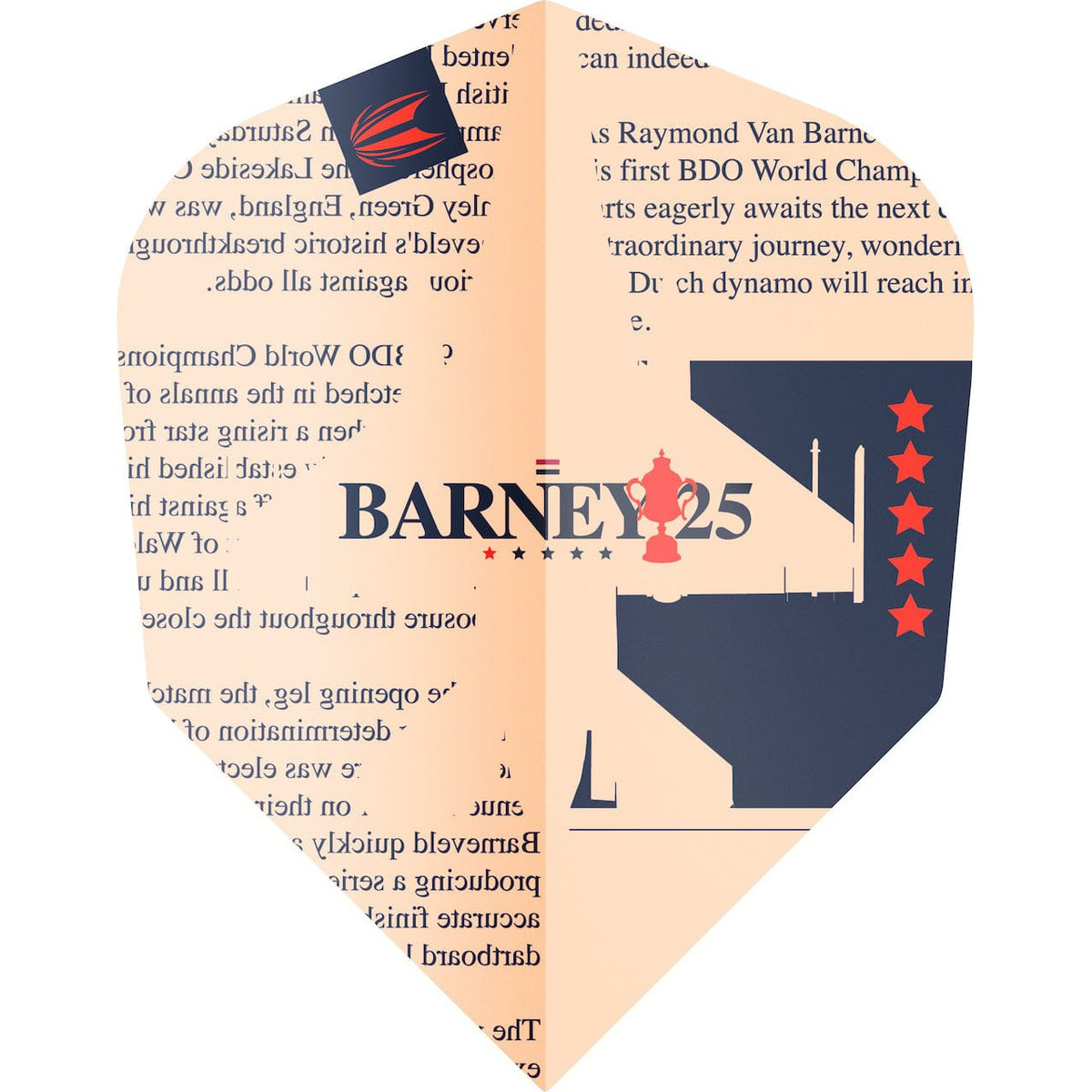 Barney25 95% Steeldarts - DreamDarts Dartshop