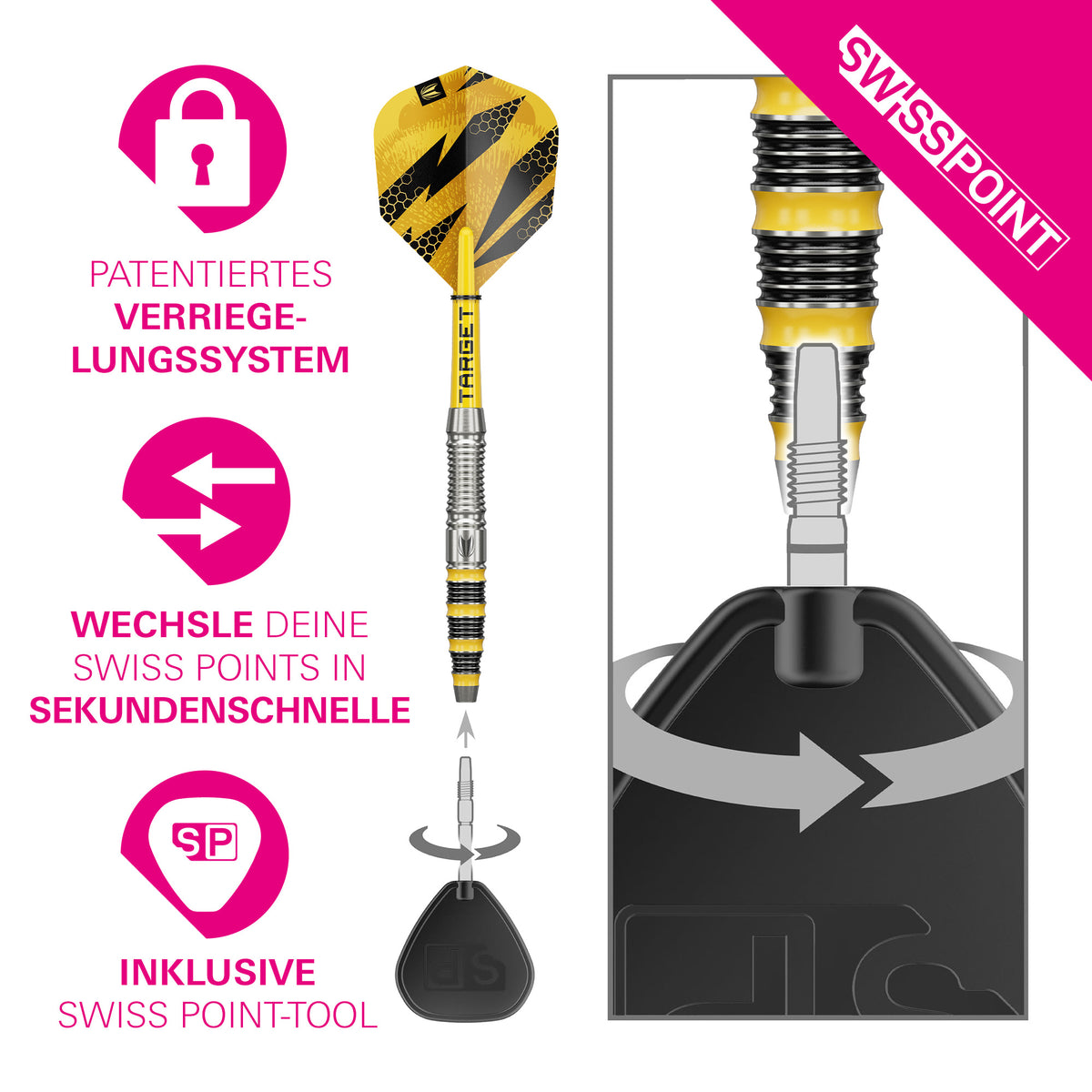 BUZZ SP03 90% Steeldarts - DreamDarts Dartshop
