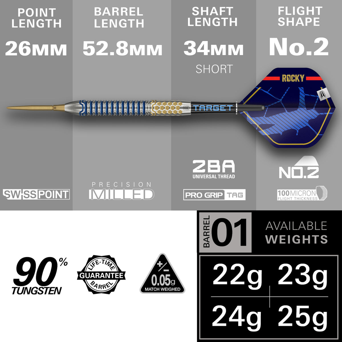 JOSH ROCK G1 SP STEEL TIP DARTS 2025 - DreamDarts Dartshop