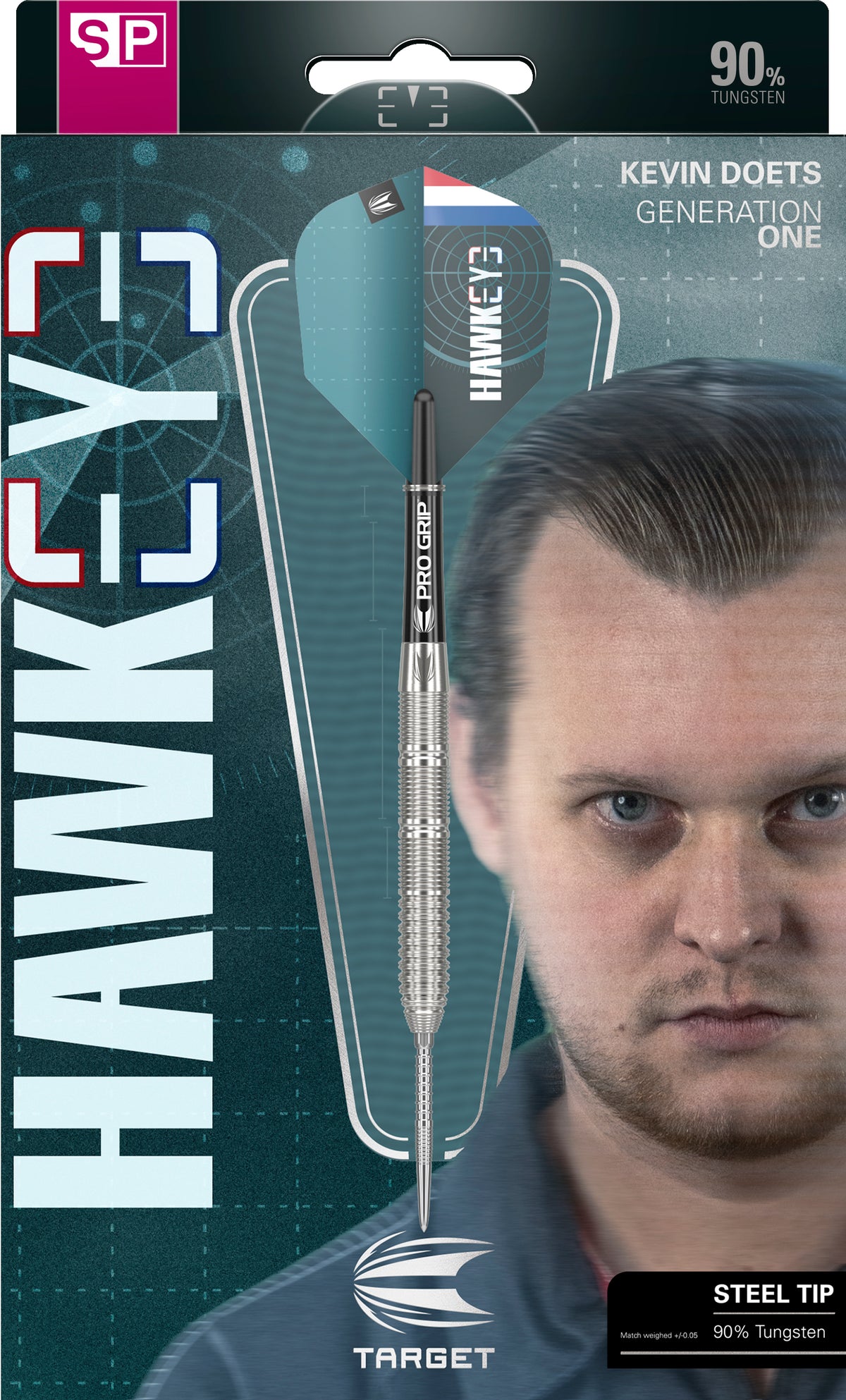 KEVIN DOETS 90% 23G SP STEEL TIP DARTS - DreamDarts Dartshop