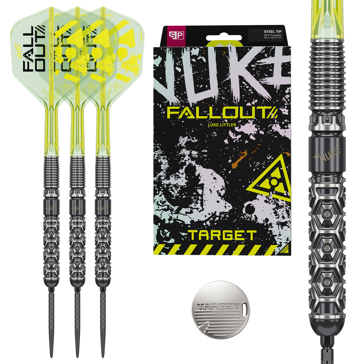 LUKE LITTLER NUKE FALLOUT 90% Steeldarts - DreamDarts Dartshop