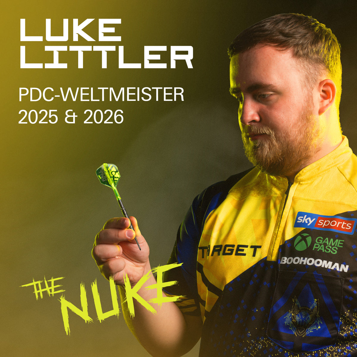 LUKE LITTLER NUKE FALLOUT 90% Steeldarts - DreamDarts Dartshop